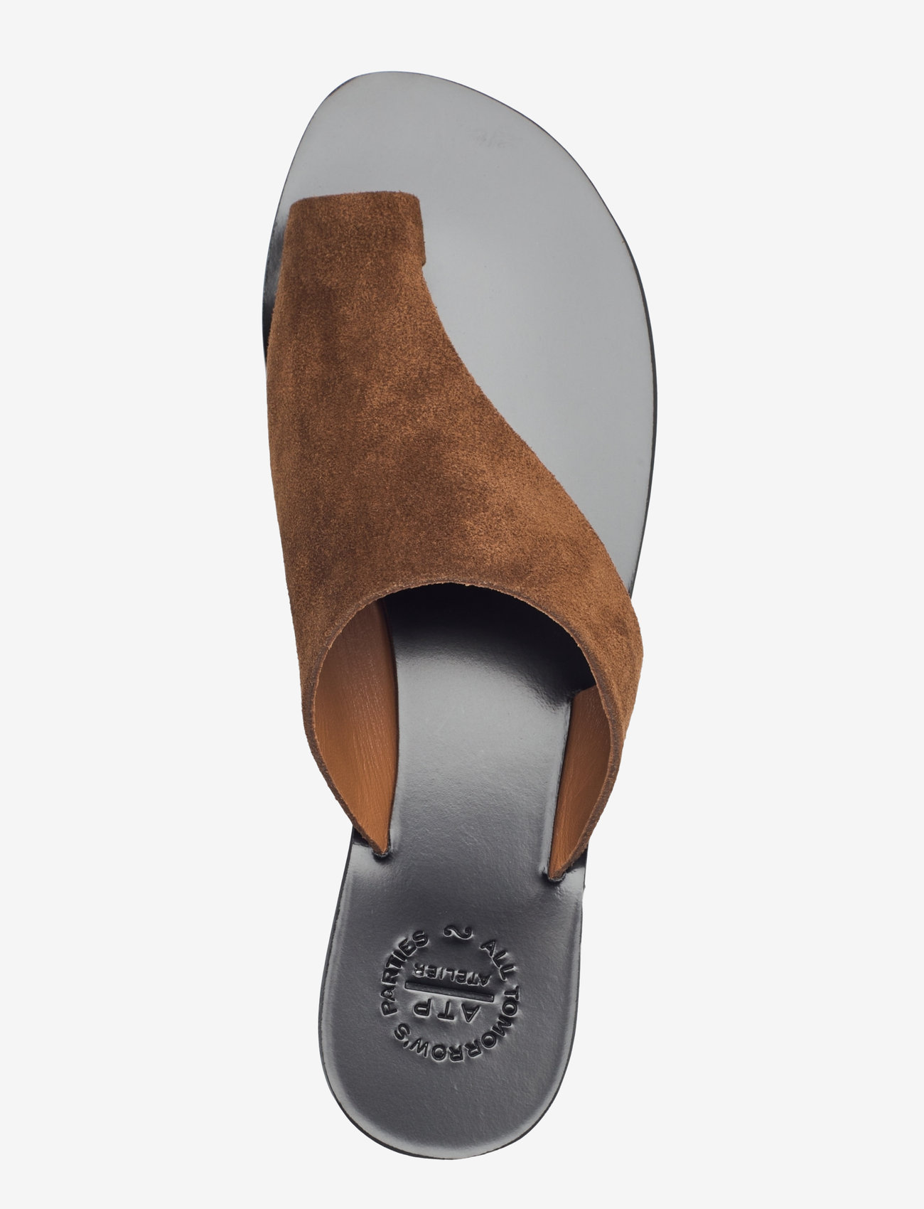 ATP Atelier - Rosa Cannella Suede - platta sandaler - cannella - 3