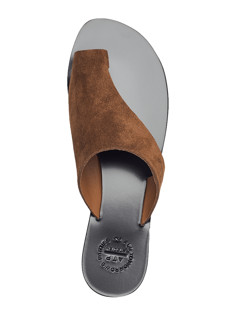 ATP Atelier - Rosa Cannella Suede - platta sandaler - cannella - 3