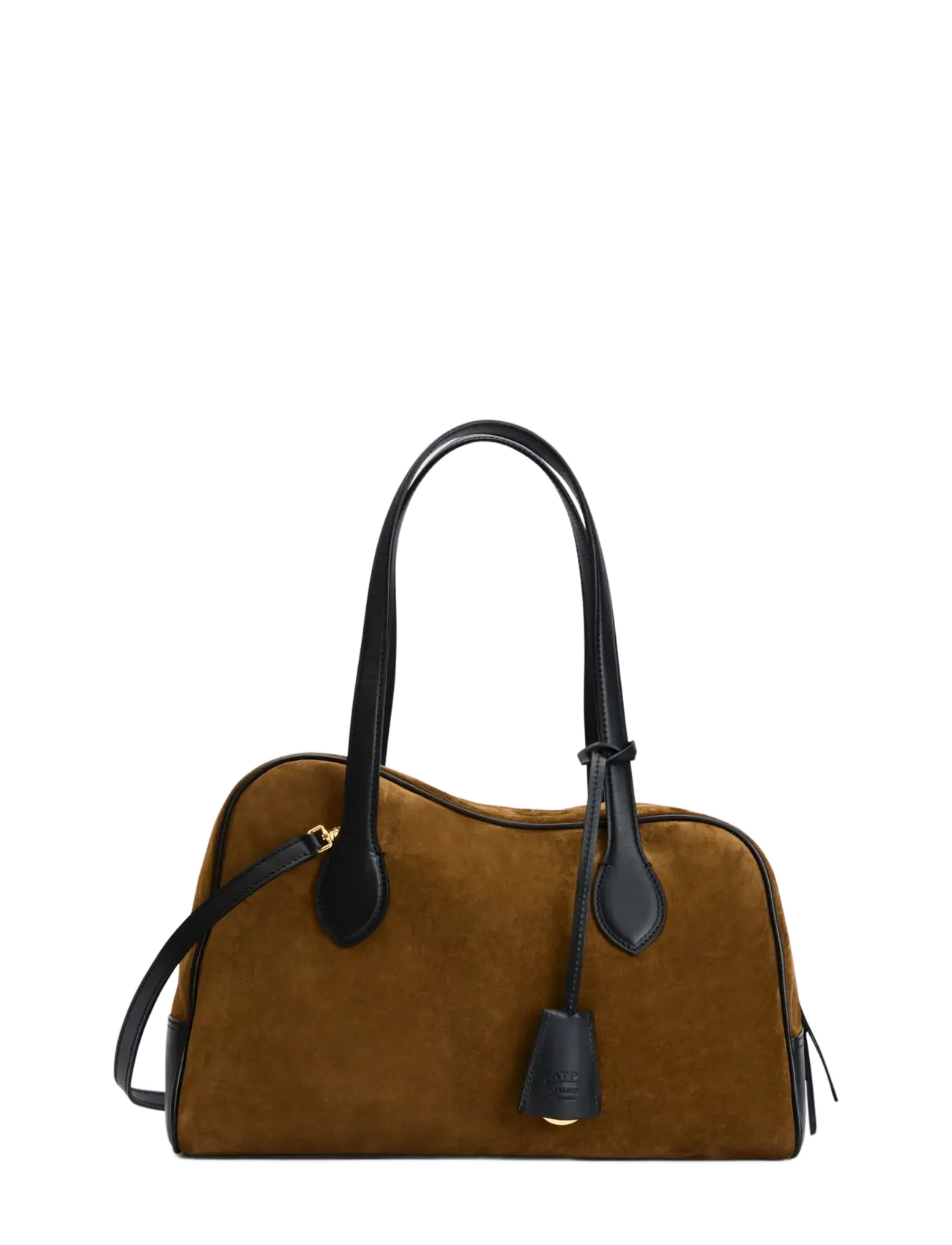 ATP Atelier Noale Cannella/Black Suede/Vacchetta - Väskor - CANNELLA/BLACK / brown