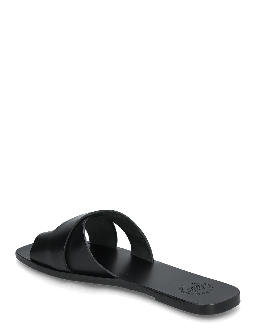 ATP Atelier - Fonte Black Vacchetta - sandales plates - black - 2