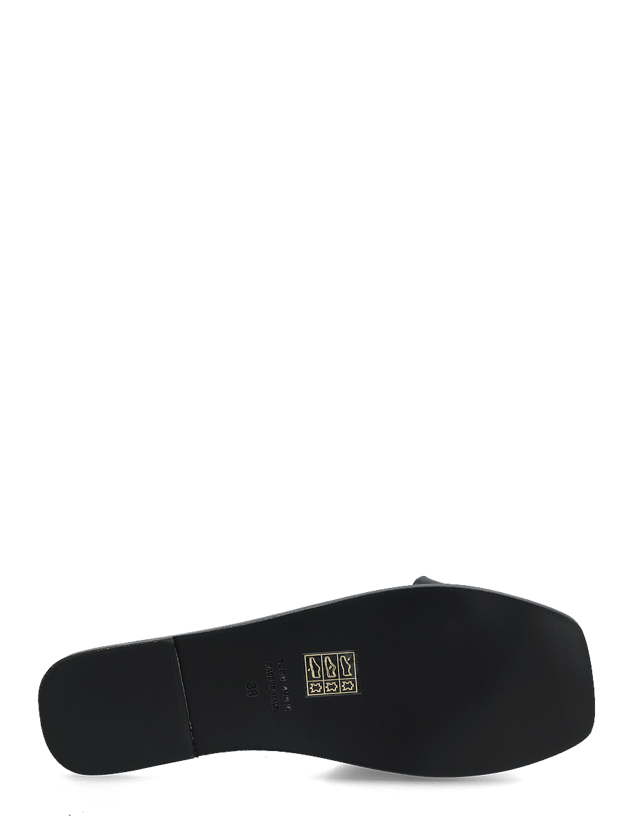 ATP Atelier - Fonte Black Vacchetta - sandales plates - black - 4