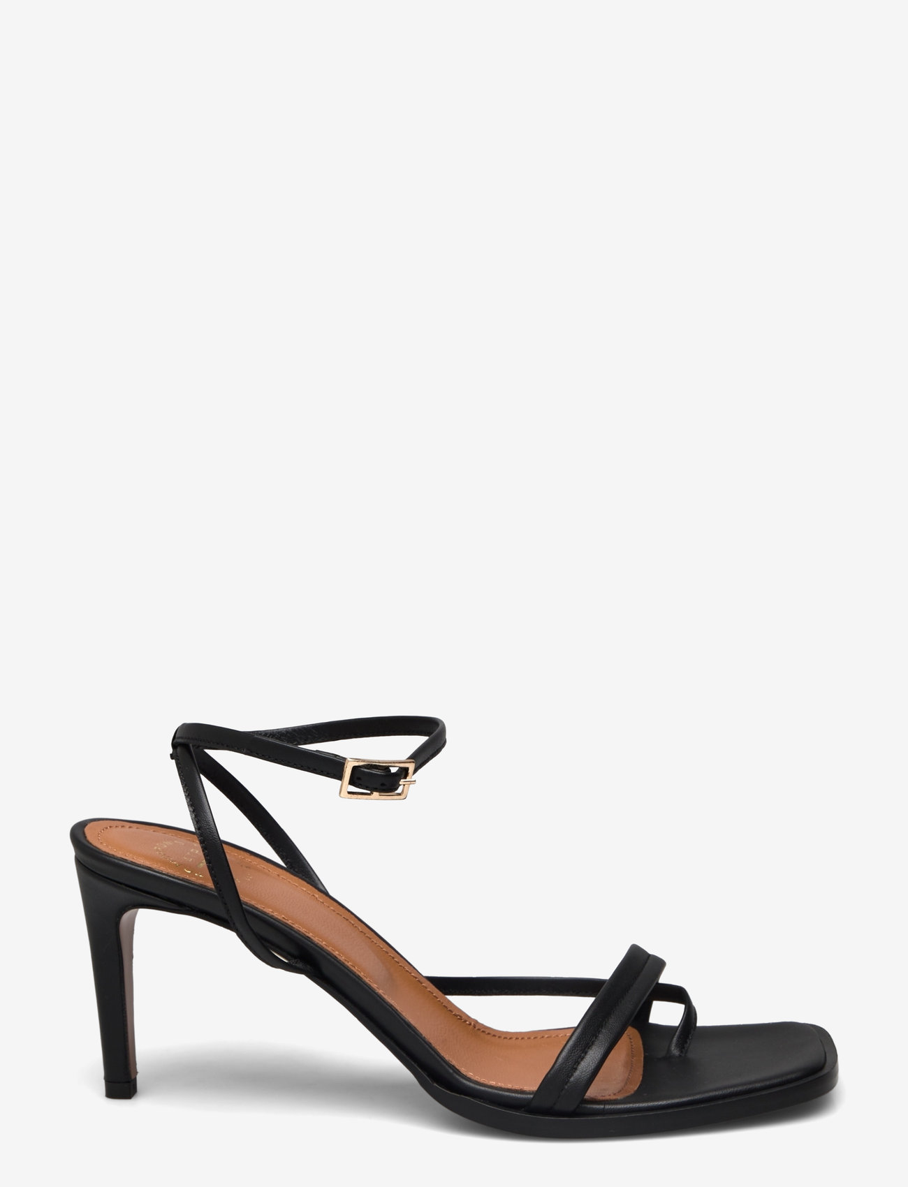 ATP Atelier - Belfiore Black Nappa - heeled sandals - black - 1