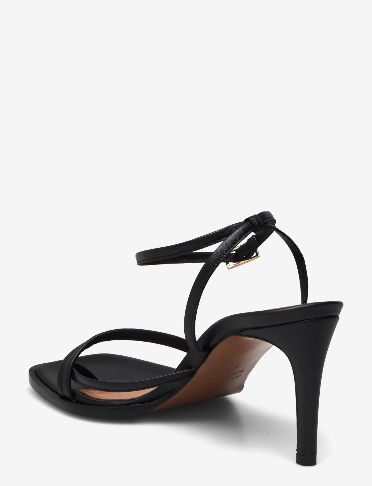 ATP Atelier - Belfiore Black Nappa - heeled sandals - black - 2