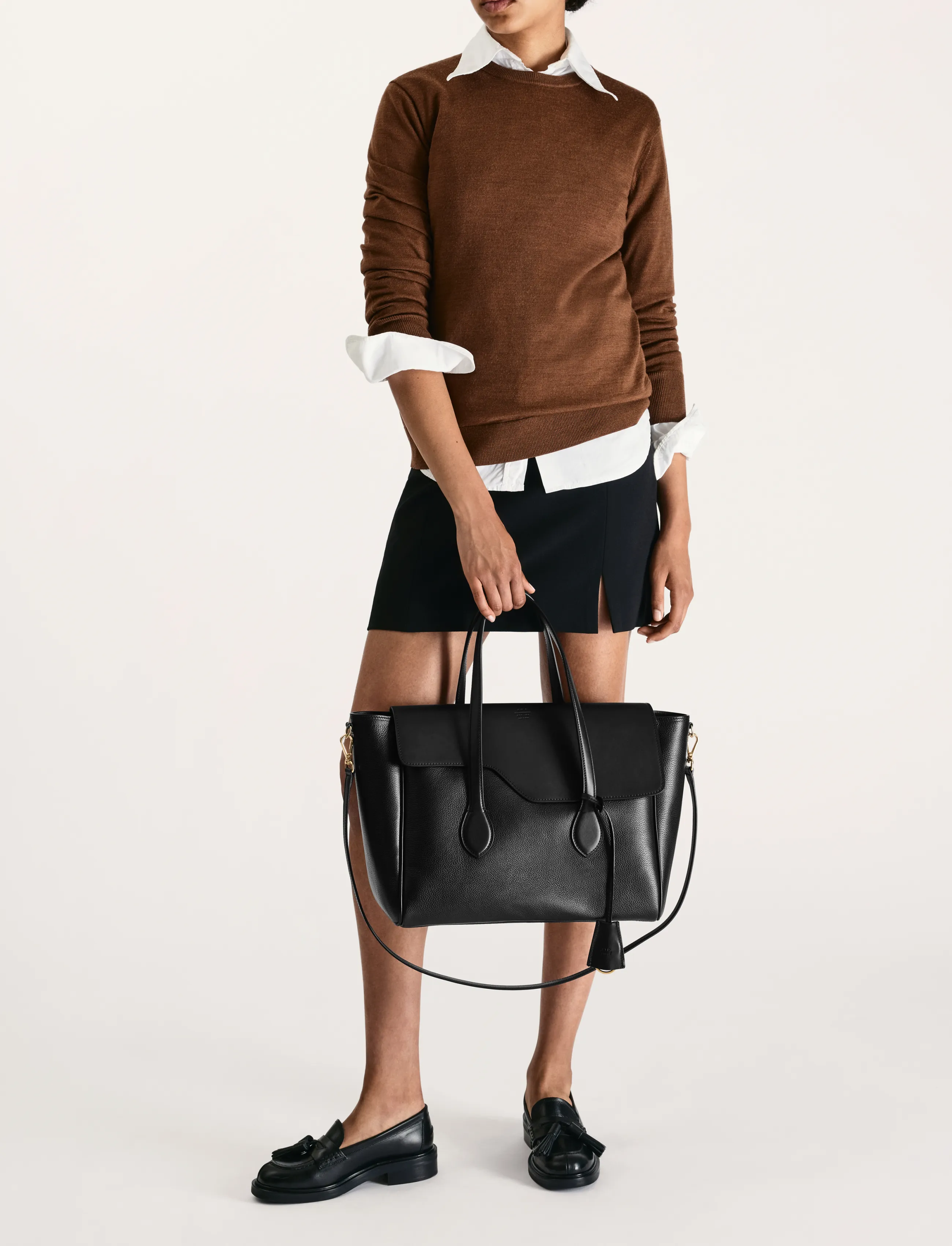 ATP Atelier - Merlara Black Grained Calf/Vacchetta - festmode zu outlet-preisen - black - 5