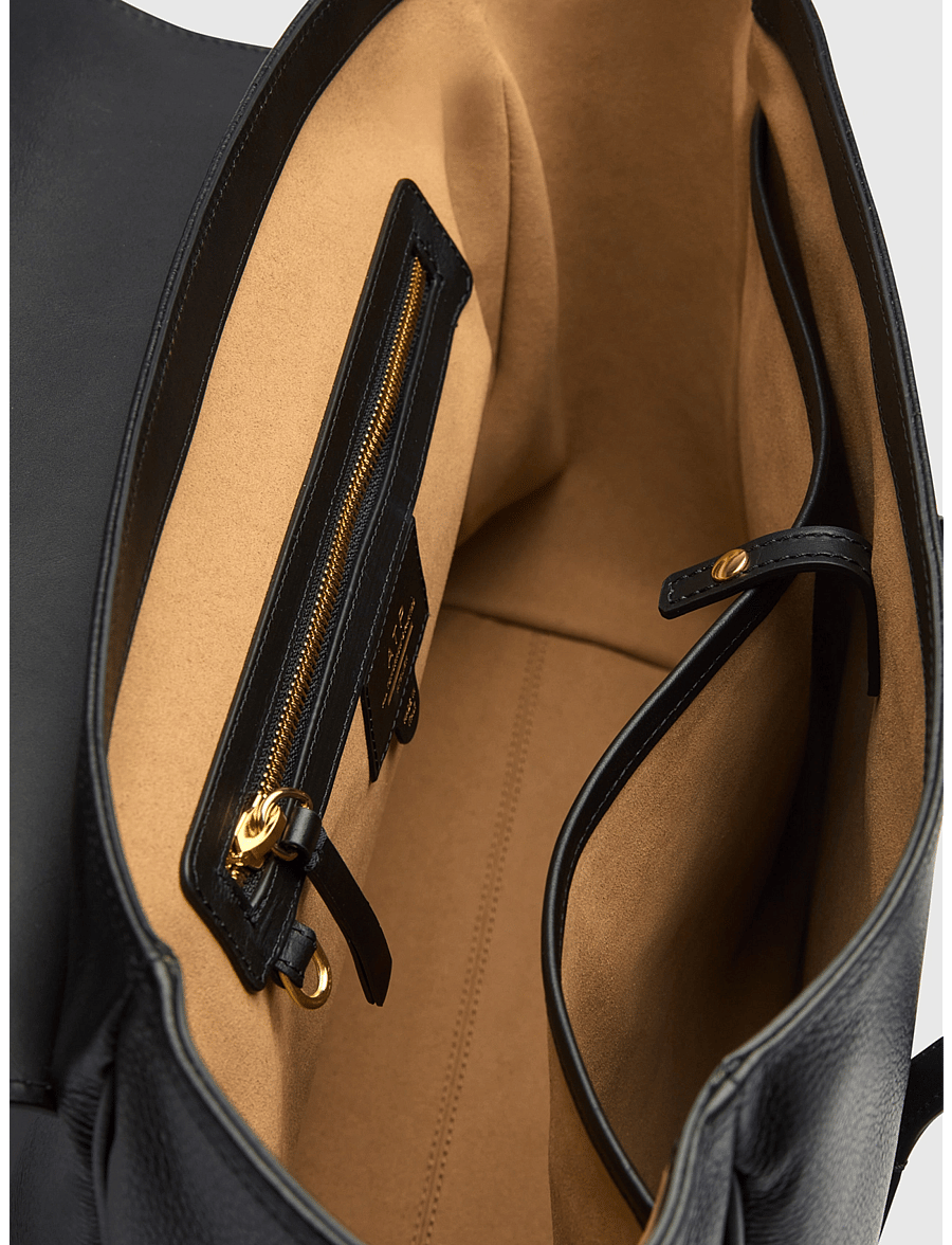 ATP Atelier - Merlara Black Grained Calf/Vacchetta - per petį permetamos rankinės - black - 3