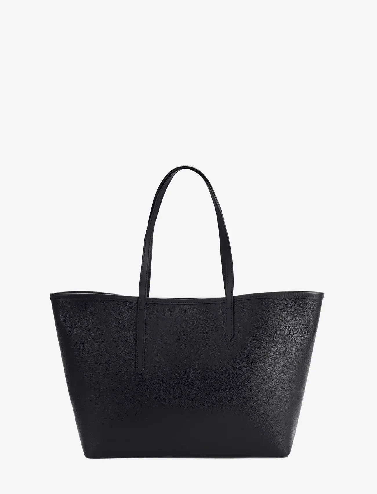 ATP Atelier - Eraclea Black Grained Calf/Vacchetta - shoppingväskor - black - 2