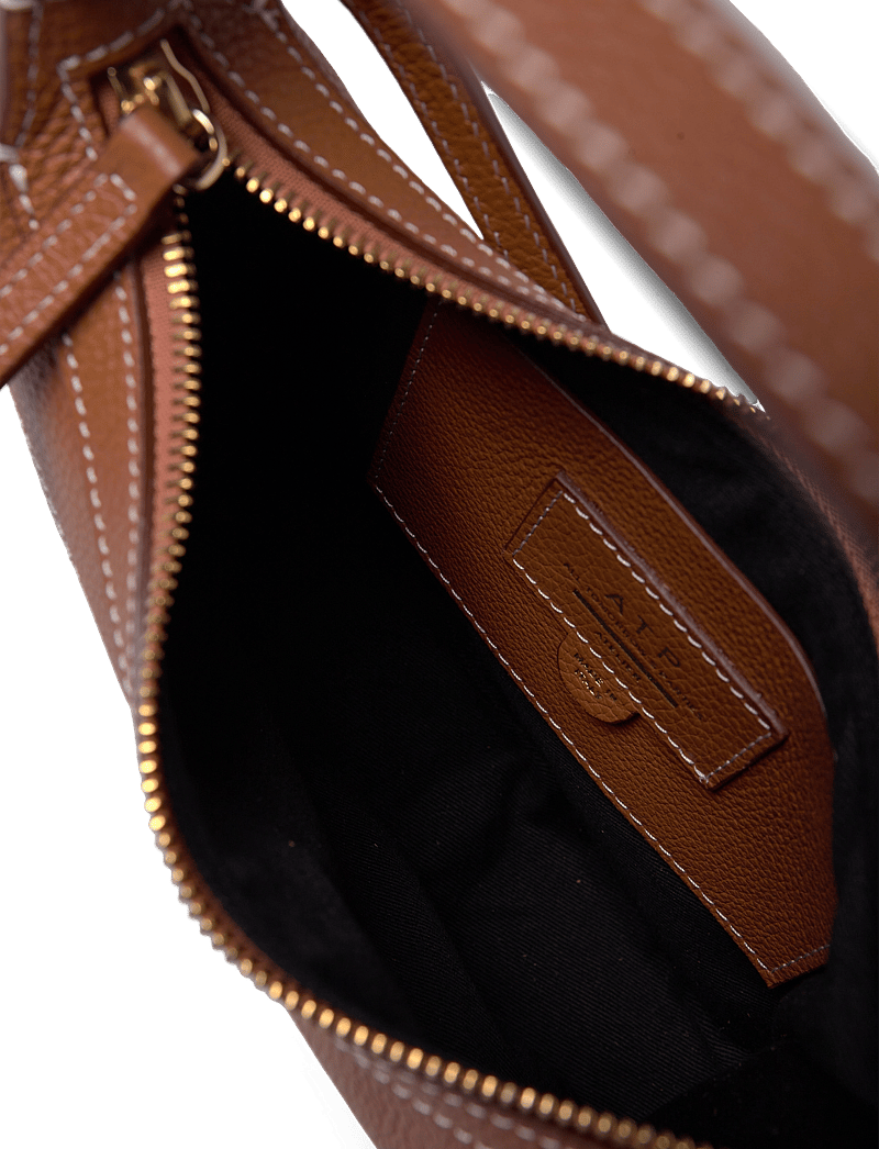 ATP Atelier - Silea Brandy/Contrast Stitch Grained Calf - brandy/contrast stitch - 5