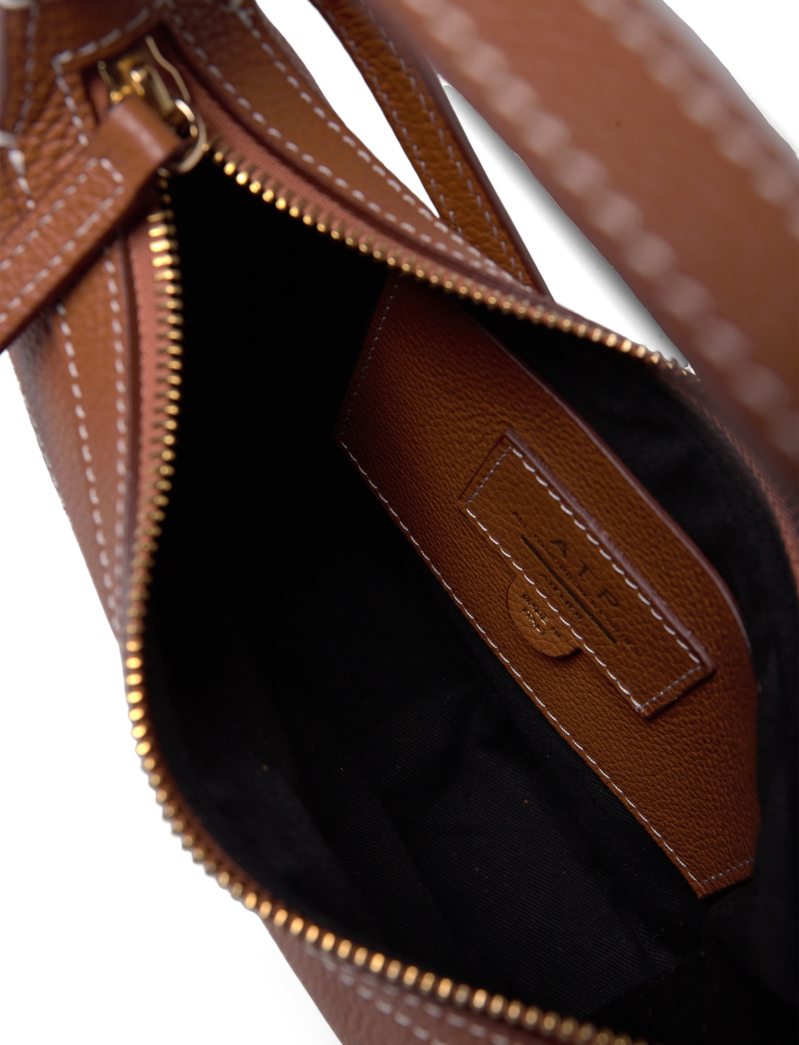 ATP Atelier - Silea Brandy/Contrast Stitch Grained Calf - brandy/contrast stitch - 5