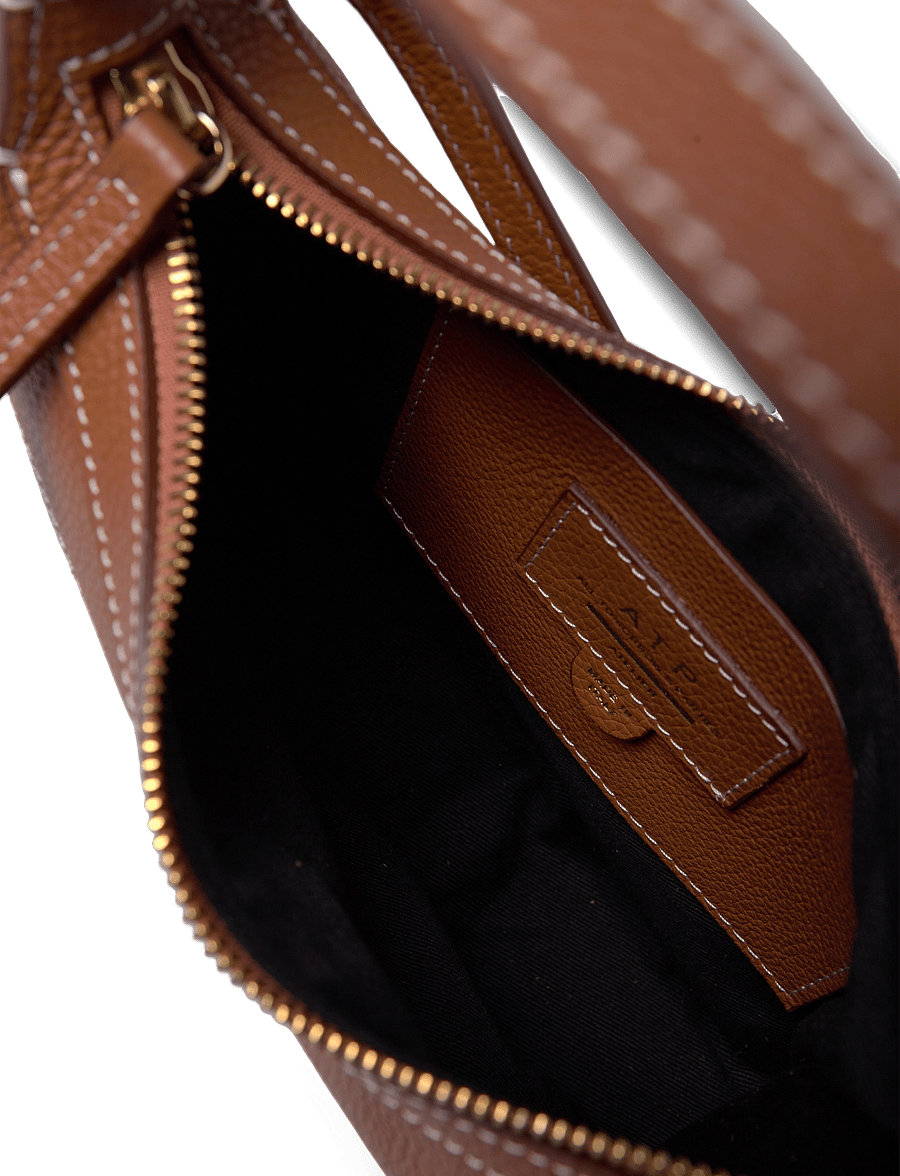 ATP Atelier - Silea Brandy/Contrast Stitch Grained Calf - brandy/contrast stitch - 5