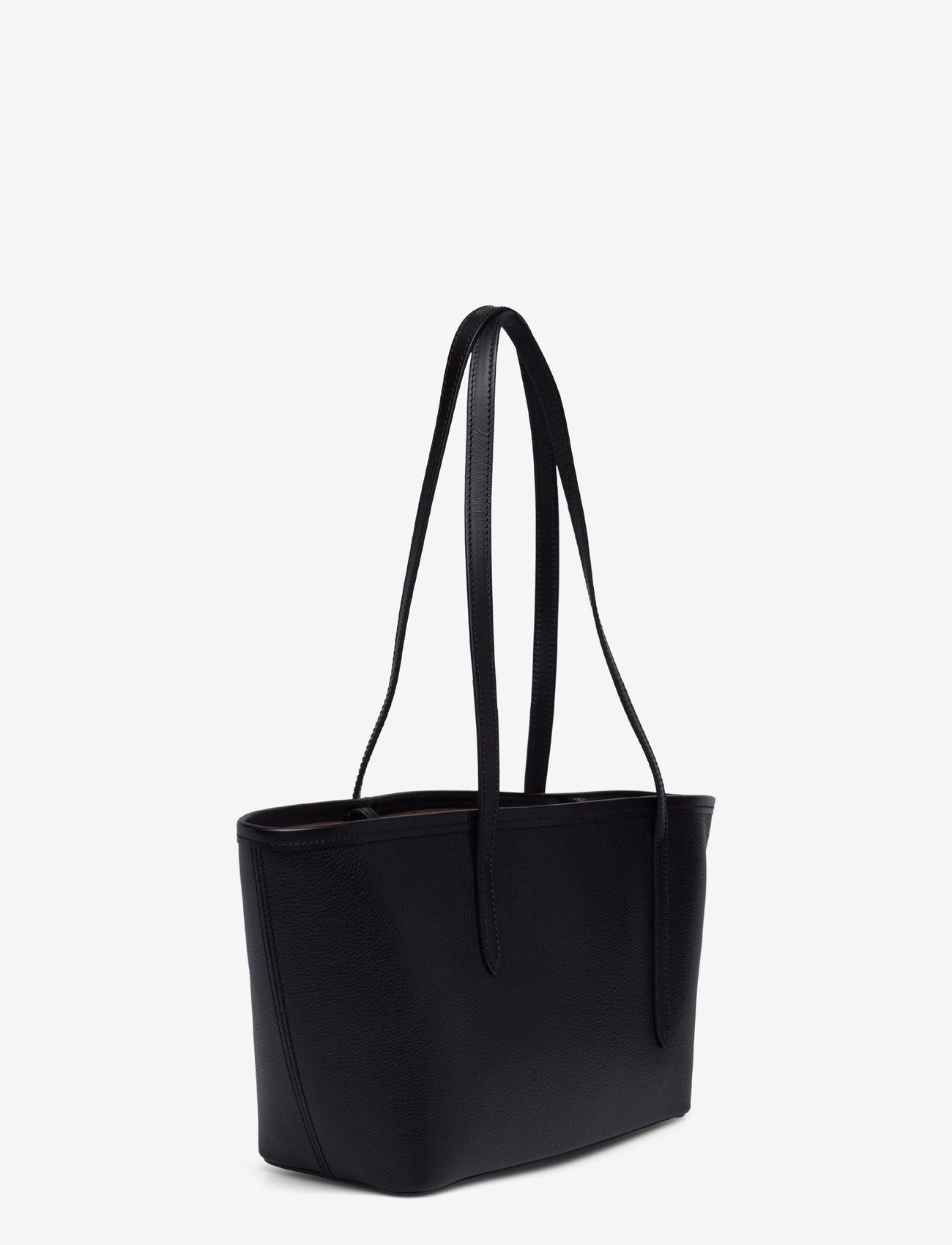 ATP Atelier - Gaiba Black Grained Calf/Vacchetta - shoppingväskor - black - 3