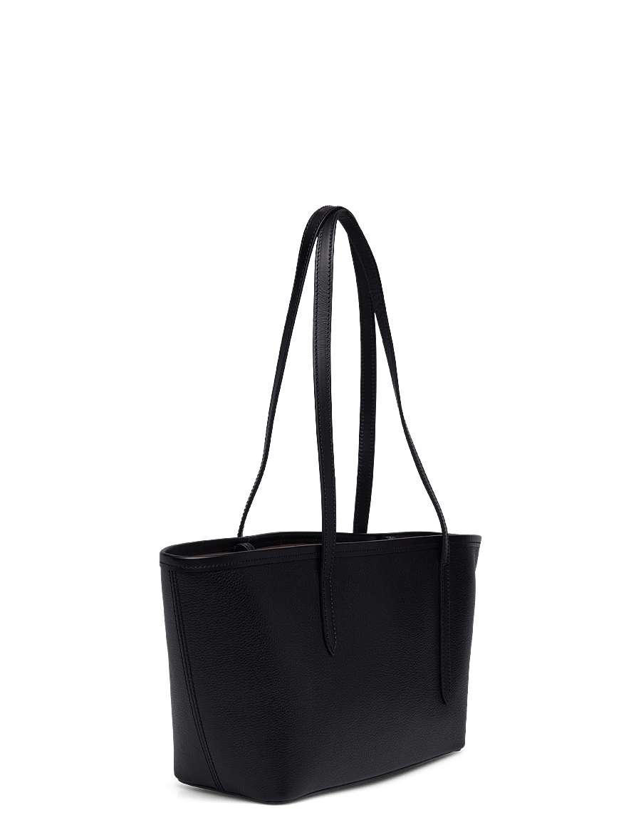 ATP Atelier - Gaiba Black Grained Calf/Vacchetta - shopper-laukut - black - 3