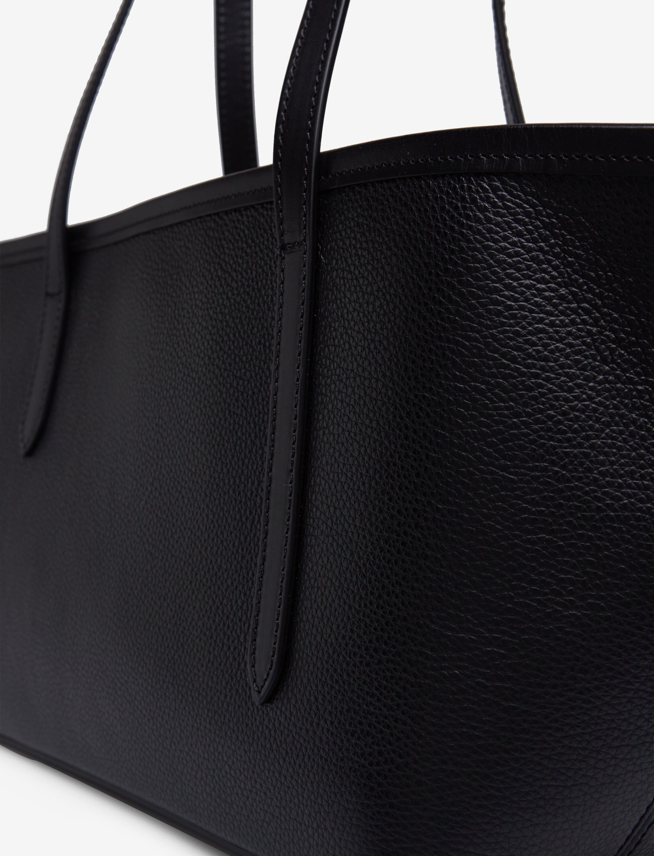 ATP Atelier - Gaiba Black Grained Calf/Vacchetta - shoppingväskor - black - 4