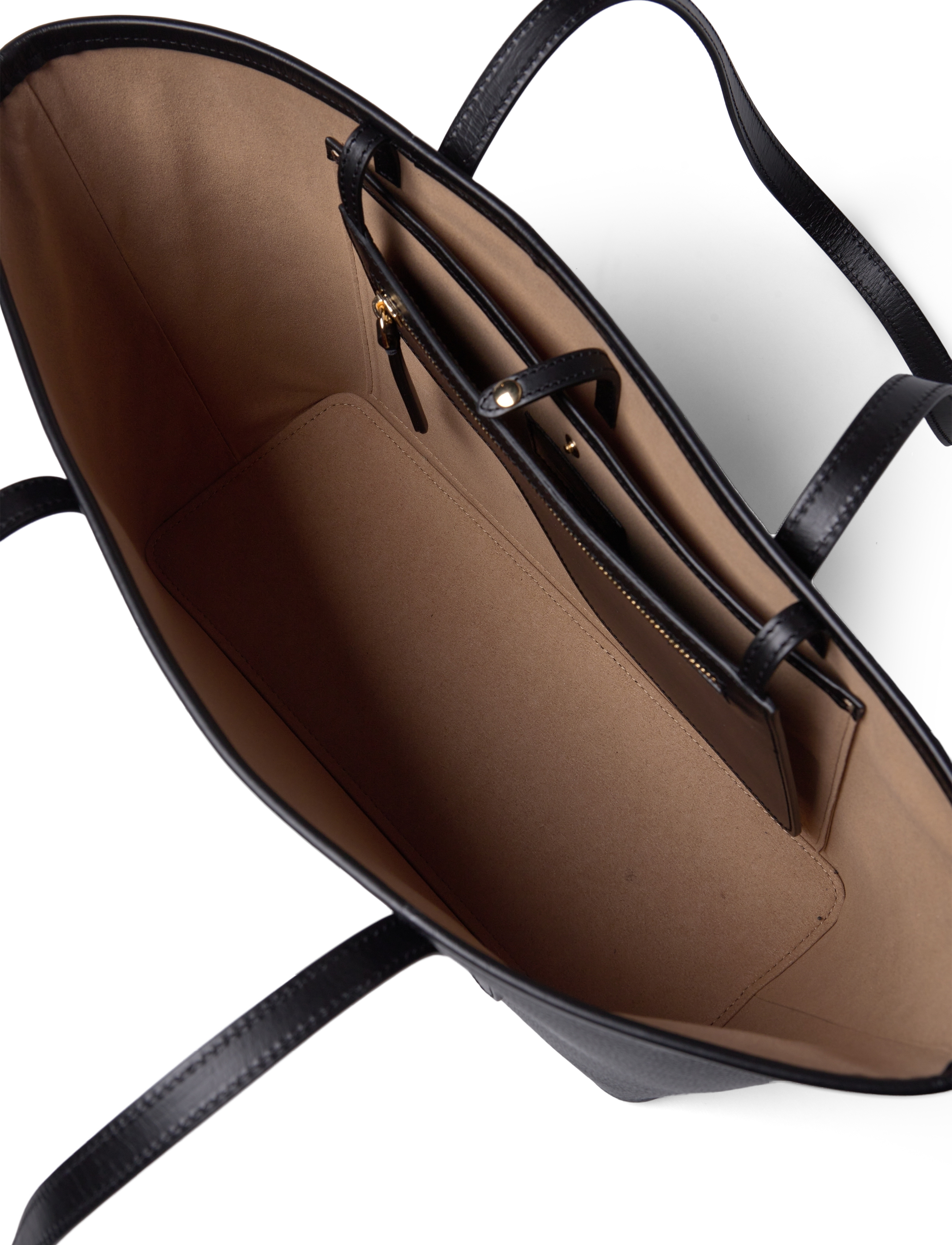 ATP Atelier - Gaiba Black Grained Calf/Vacchetta - shopper töskur - black - 5