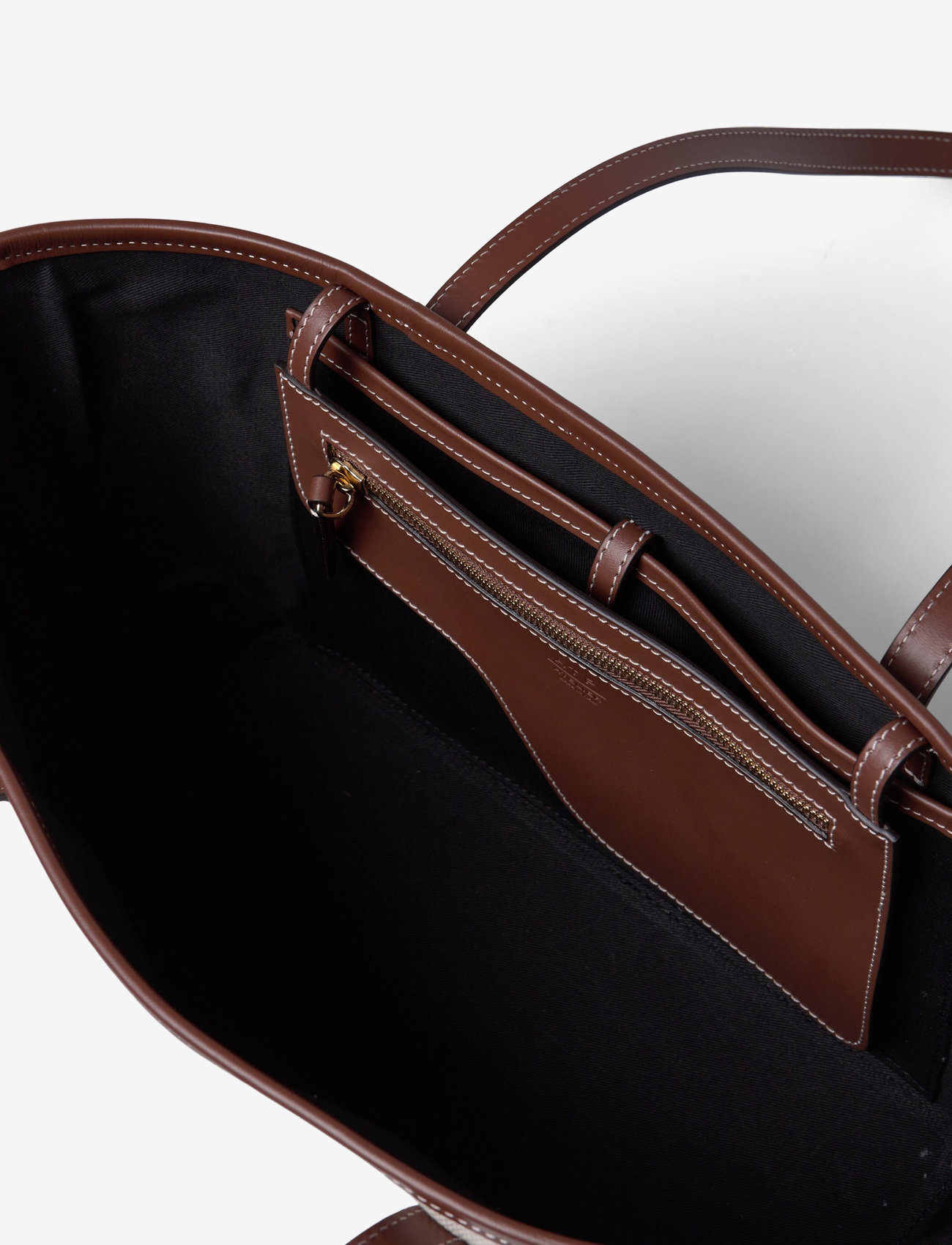 ATP Atelier - Gaiba Ecru/Cannella Canvas/Vacchetta - ecru/cannella - 4