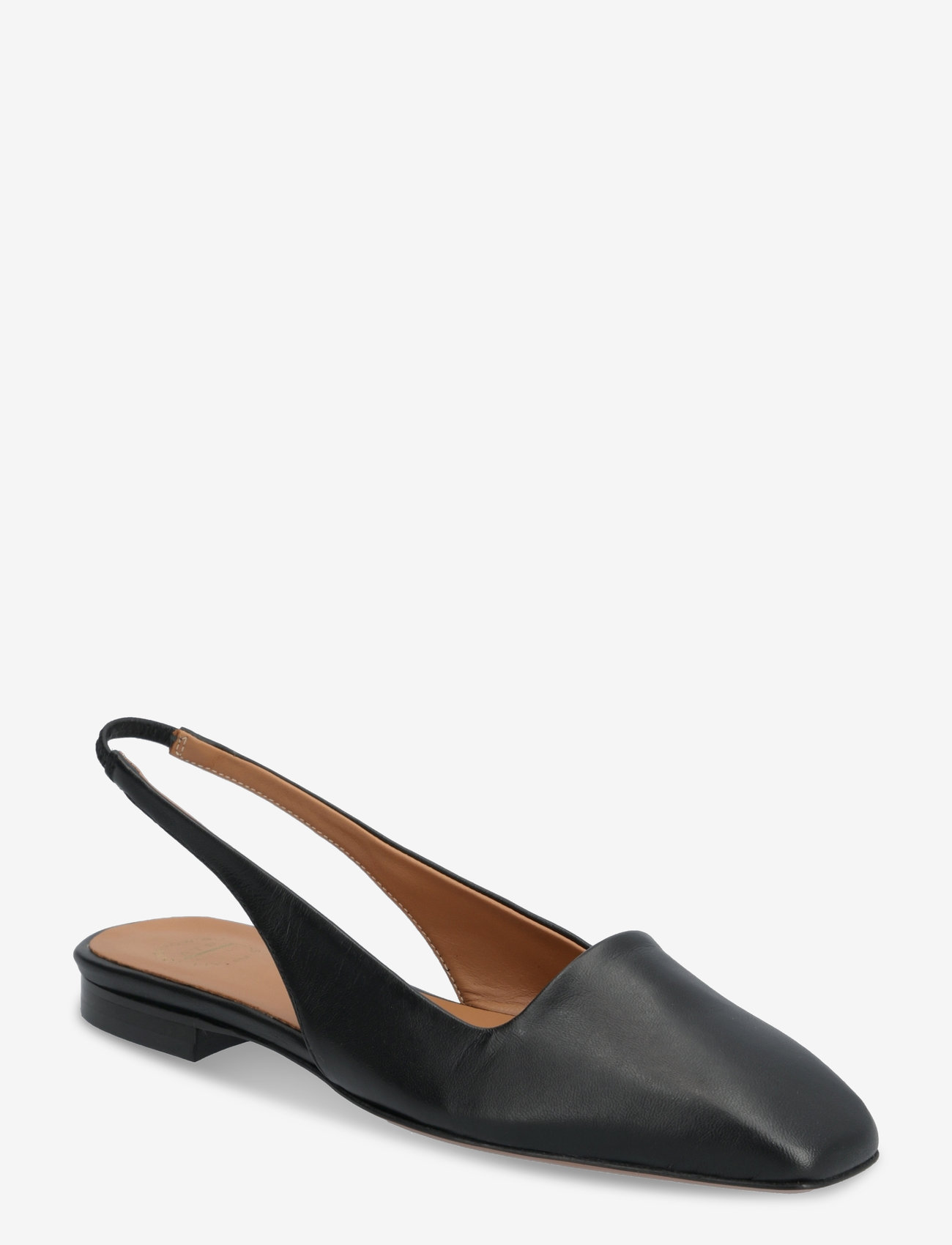 ATP Atelier - Plesio Black Nappa - madalad slingback-kingad - black - 1