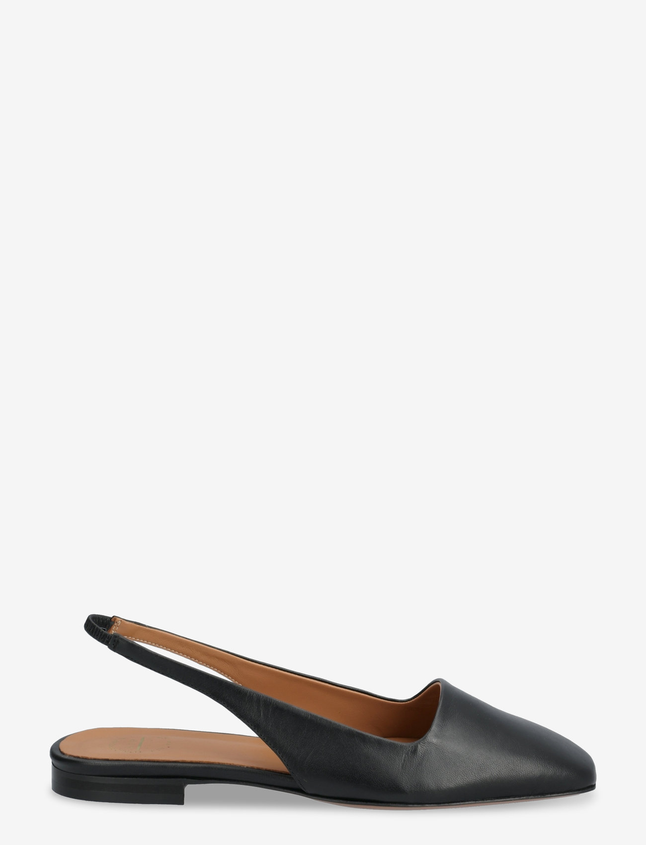 ATP Atelier - Plesio Black Nappa - madalad slingback-kingad - black - 2