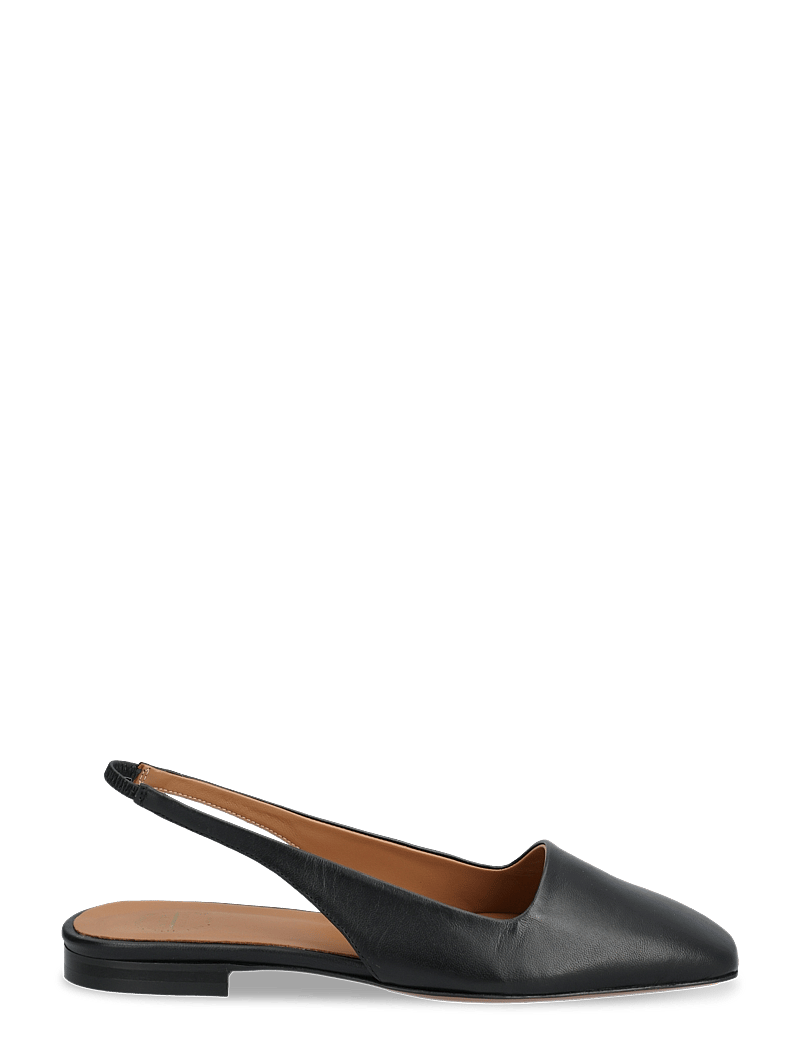 ATP Atelier - Plesio Black Nappa - madalad slingback-kingad - black - 2