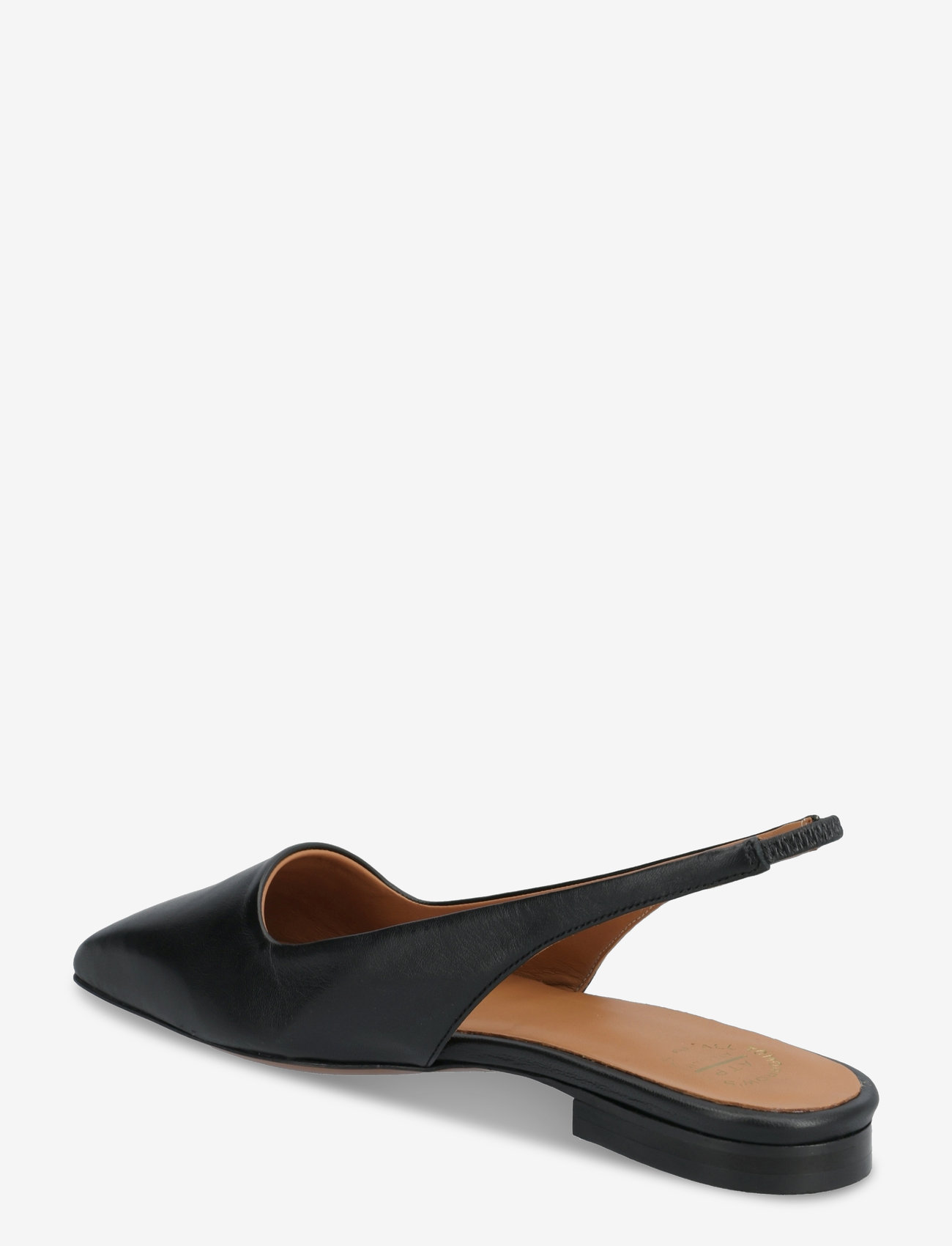 ATP Atelier - Plesio Black Nappa - madalad slingback-kingad - black - 3