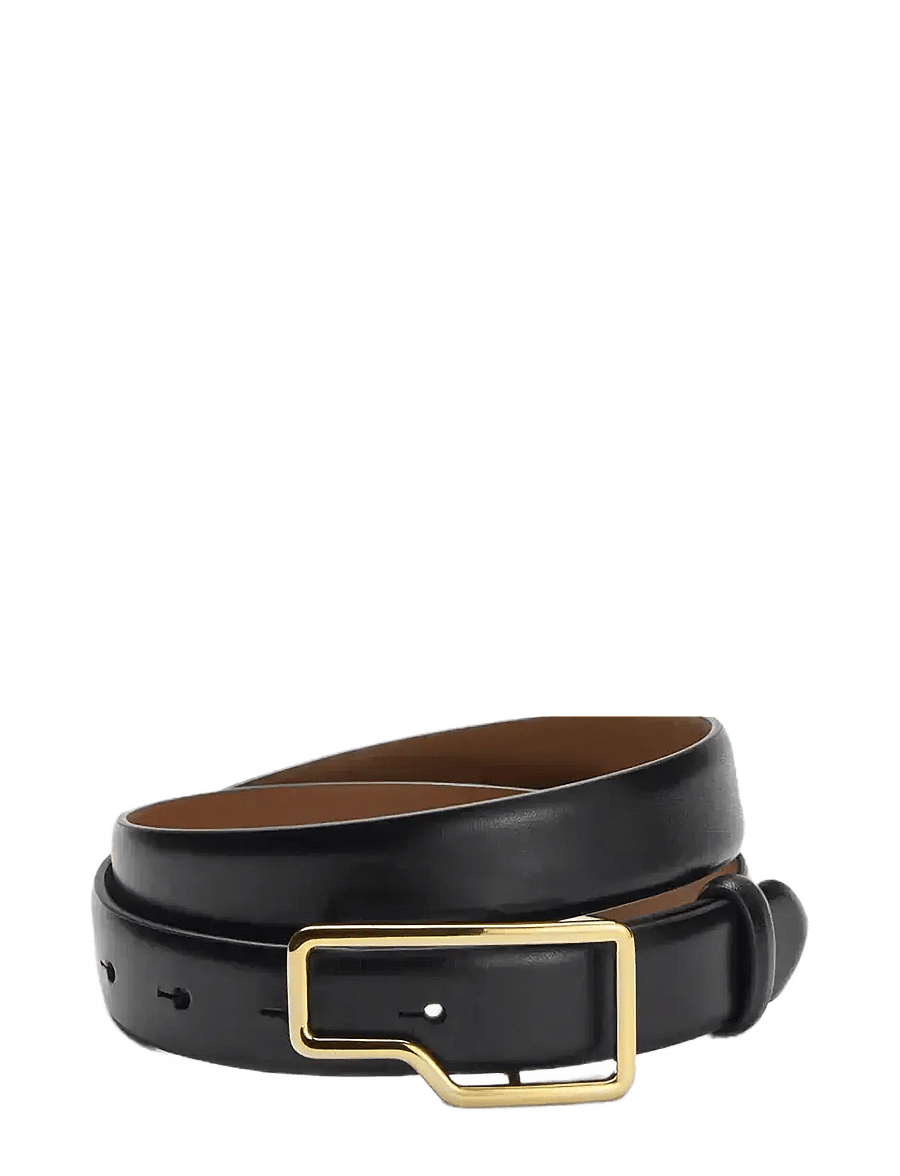 ATP Atelier - Cernobbio Black Calf - ceintures en cuir - black - 0