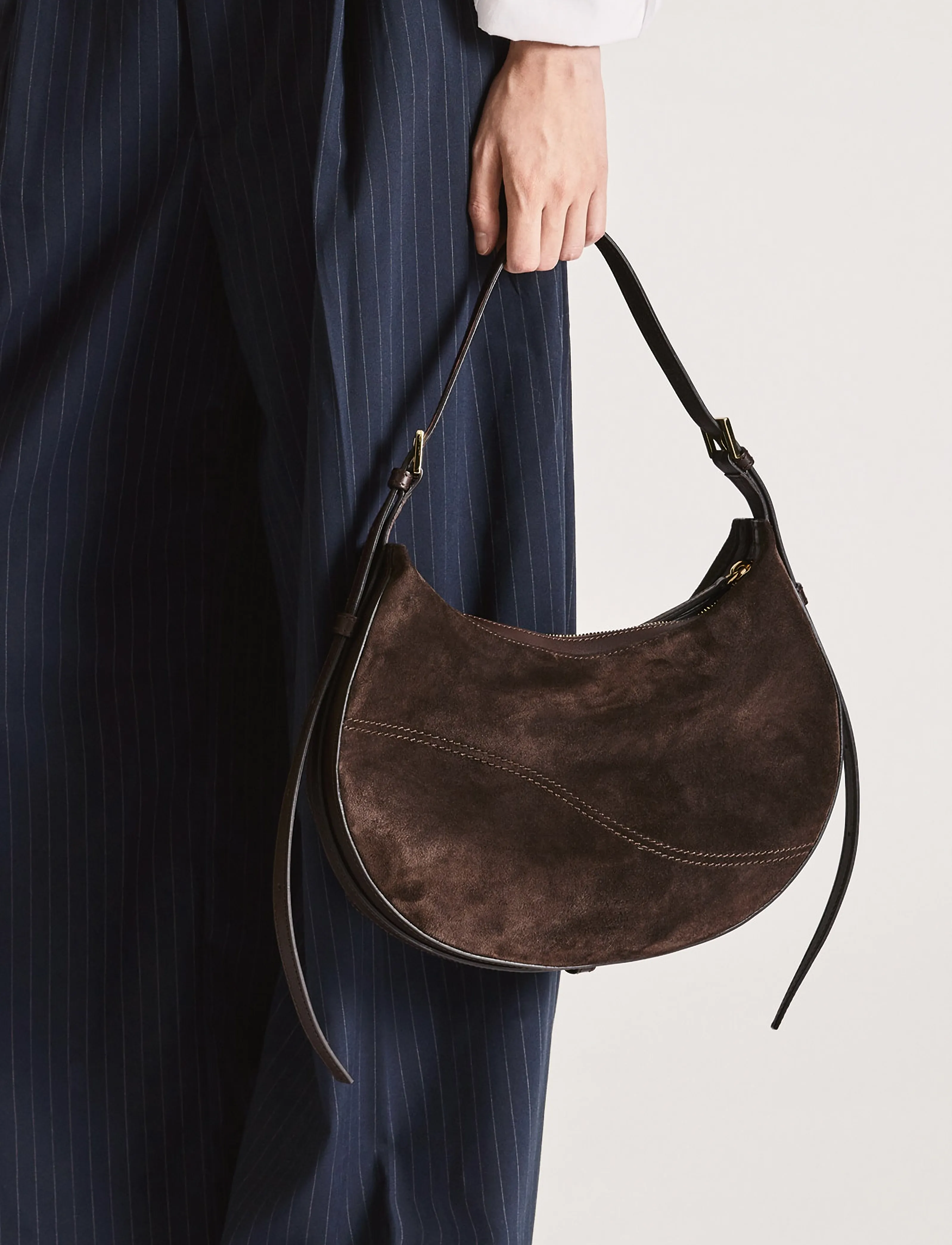 ATP Atelier - Liveri Walnut Suede/Vacchetta - special occasions - walnut - 5