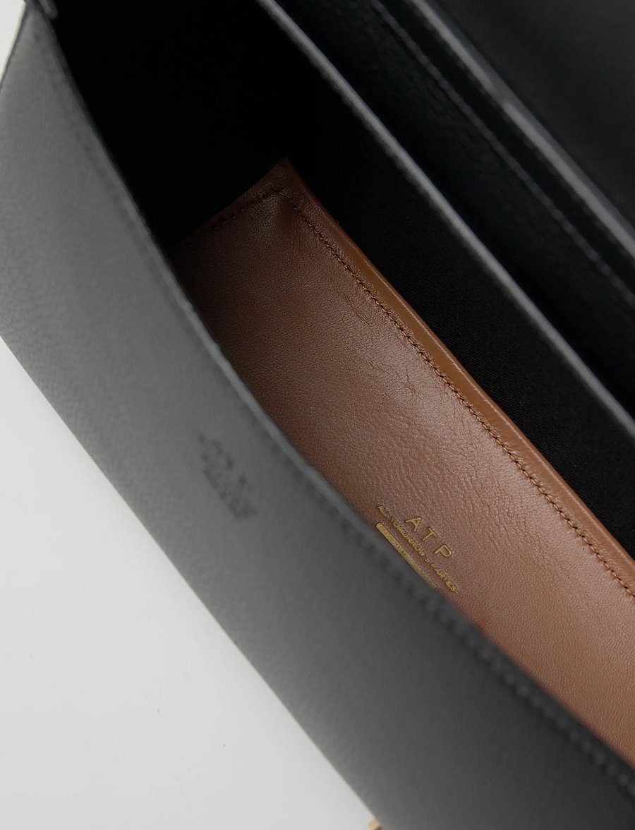 ATP Atelier - Arezzo Black Grained Calf - erilised sündmused - black - 4