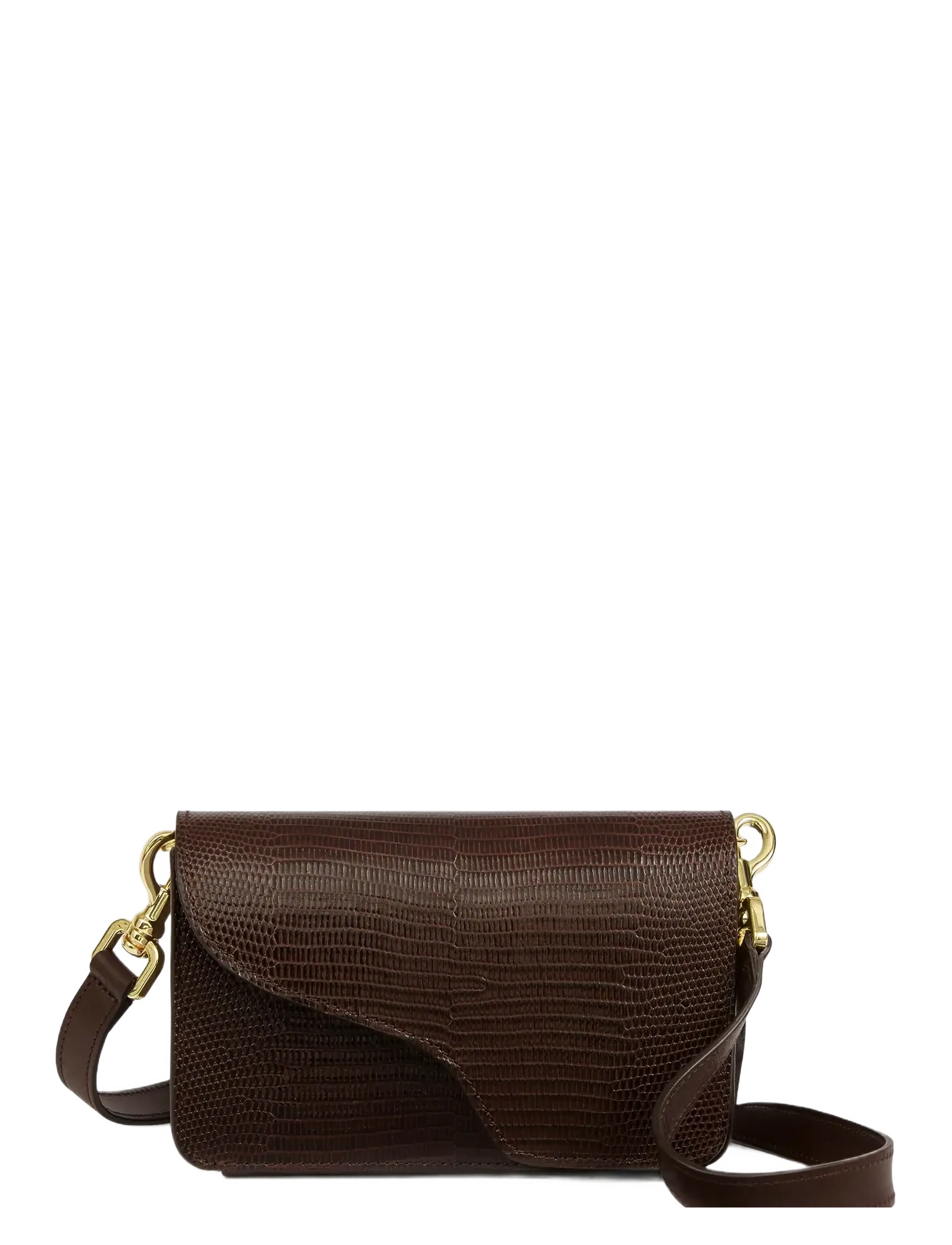 ATP Atelier Corsina Walnut Printed Lizard/Vacchetta - Festtøj - WALNUT / brown