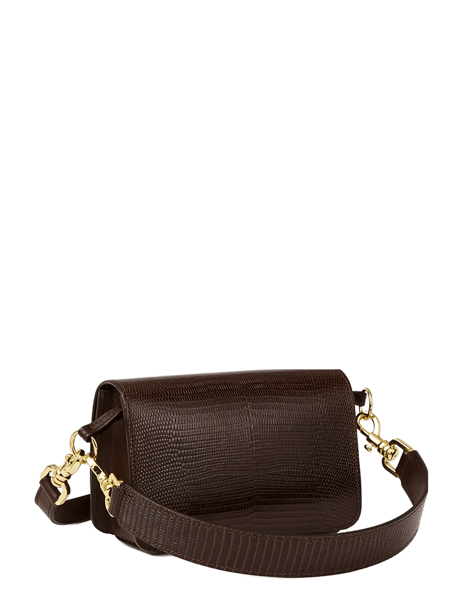 ATP Atelier - Corsina Walnut Printed Lizard/Vacchetta - sacs a main - walnut - 2