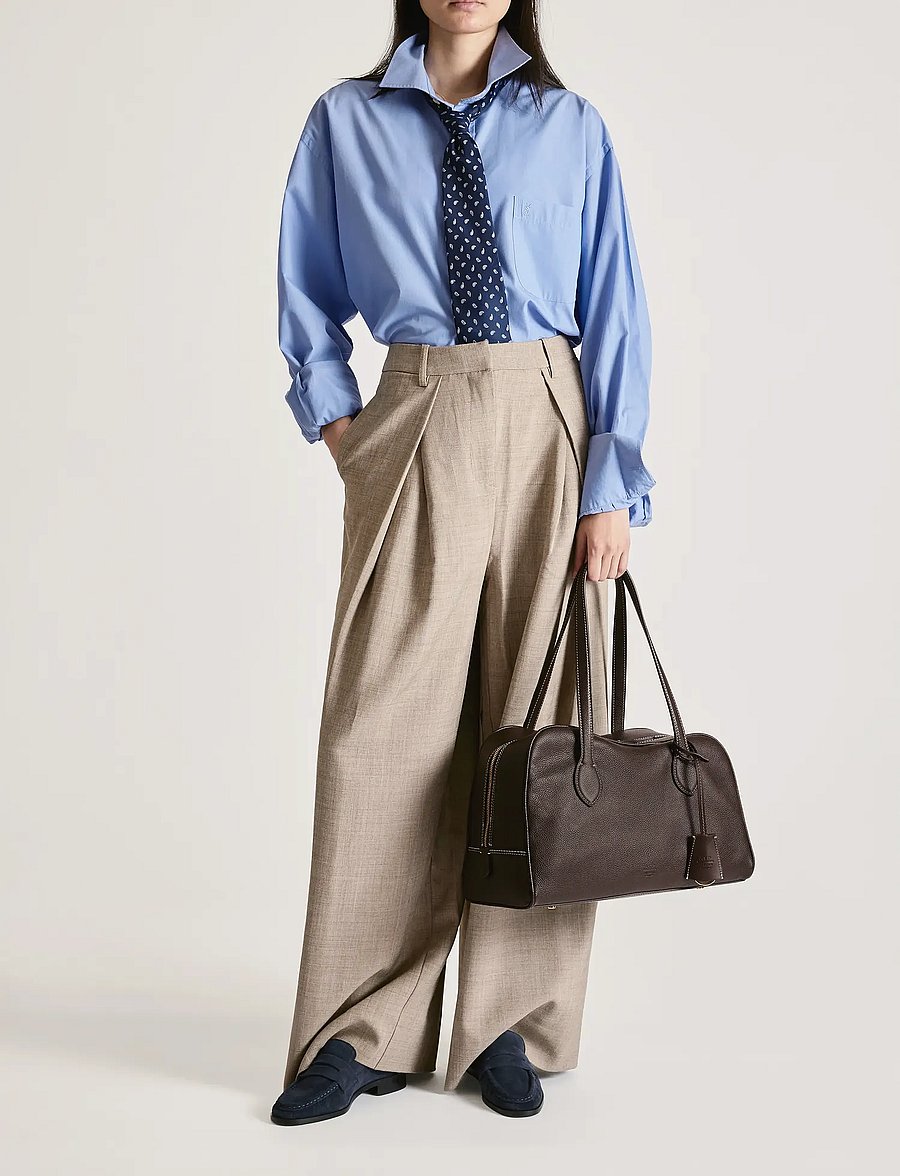 ATP Atelier - Noale Walnut/Contrast Stitch Grained Calf - shopping - walnut/contrast stitch - 0