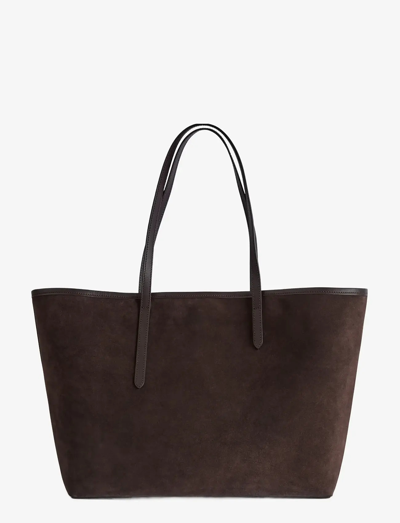 ATP Atelier - Eraclea Walnut Suede/Vacchetta - shoppingväskor - walnut - 2