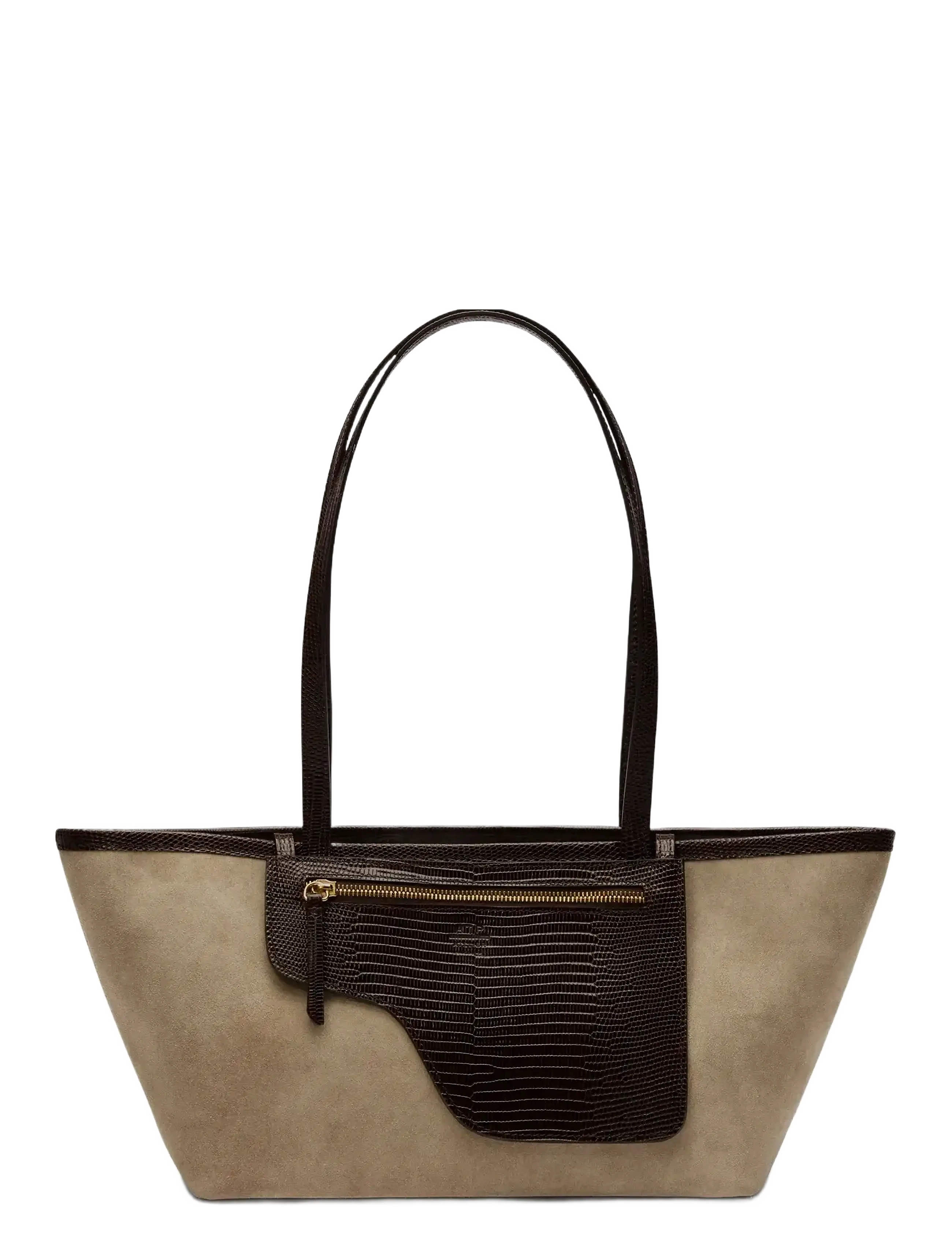 ATP ATELIER Gaiba Avena/Walnut Wildleder/Printed Lizard Beige - One Size - Damen