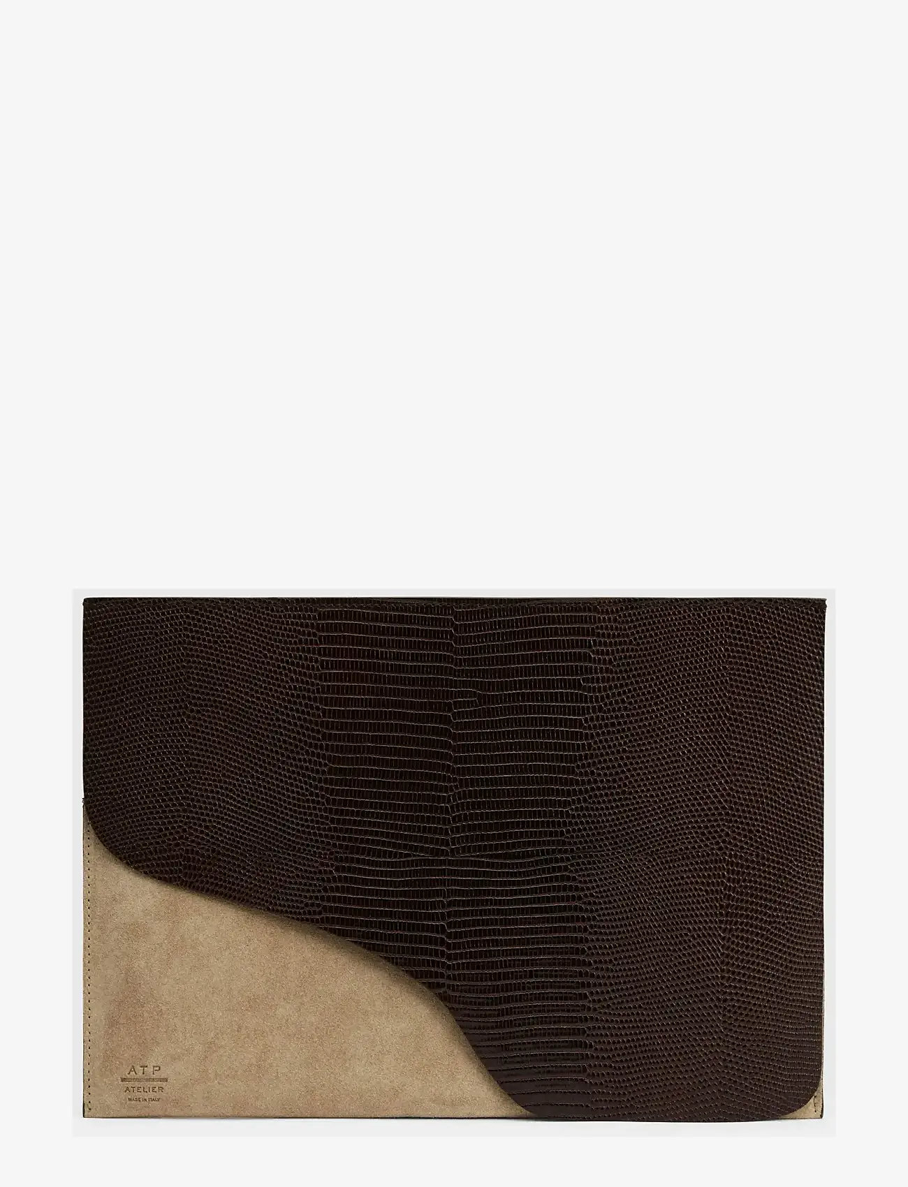 ATP Atelier - Sardegna Media Walnut/Avena Printed Lizard/Suede - walnut/avena - 0