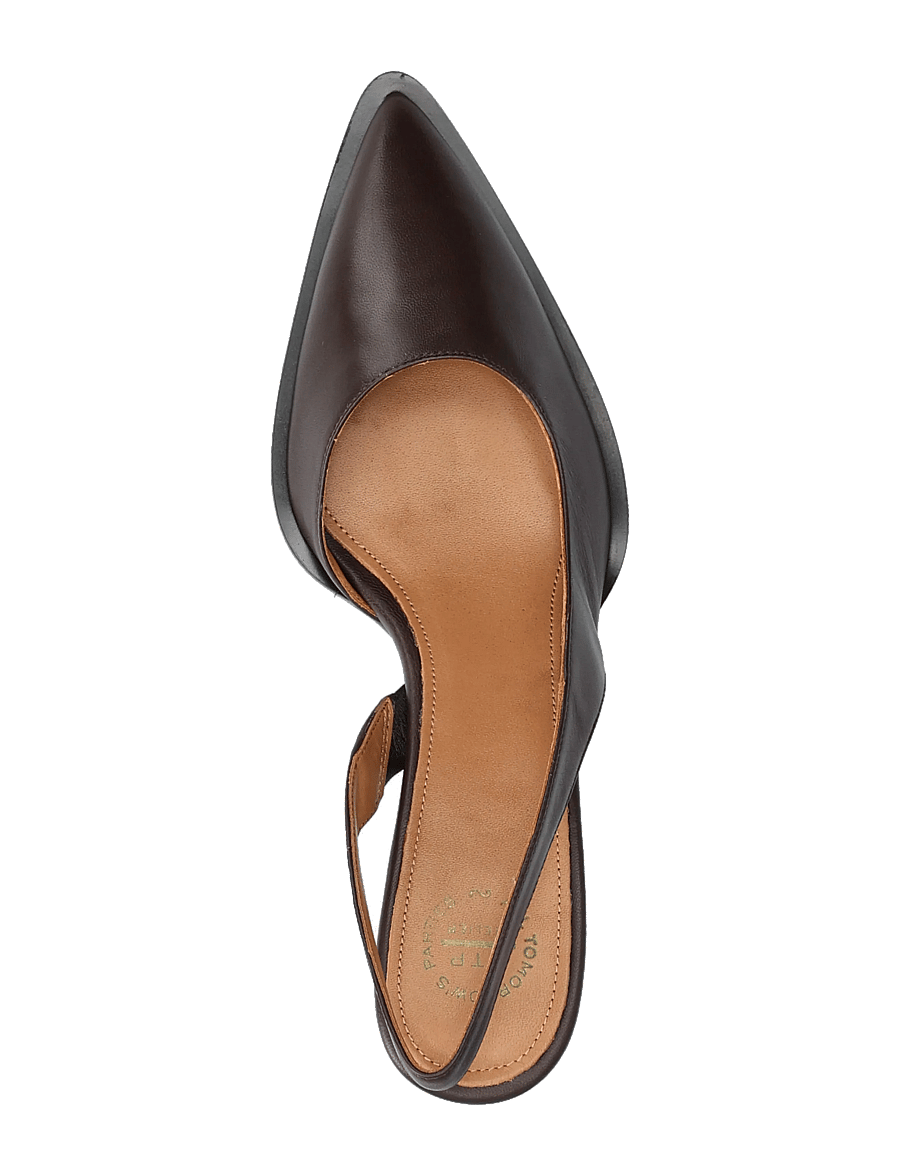 ATP Atelier - Desana Walnut Nappa - heeled slingbacks - walnut - 3