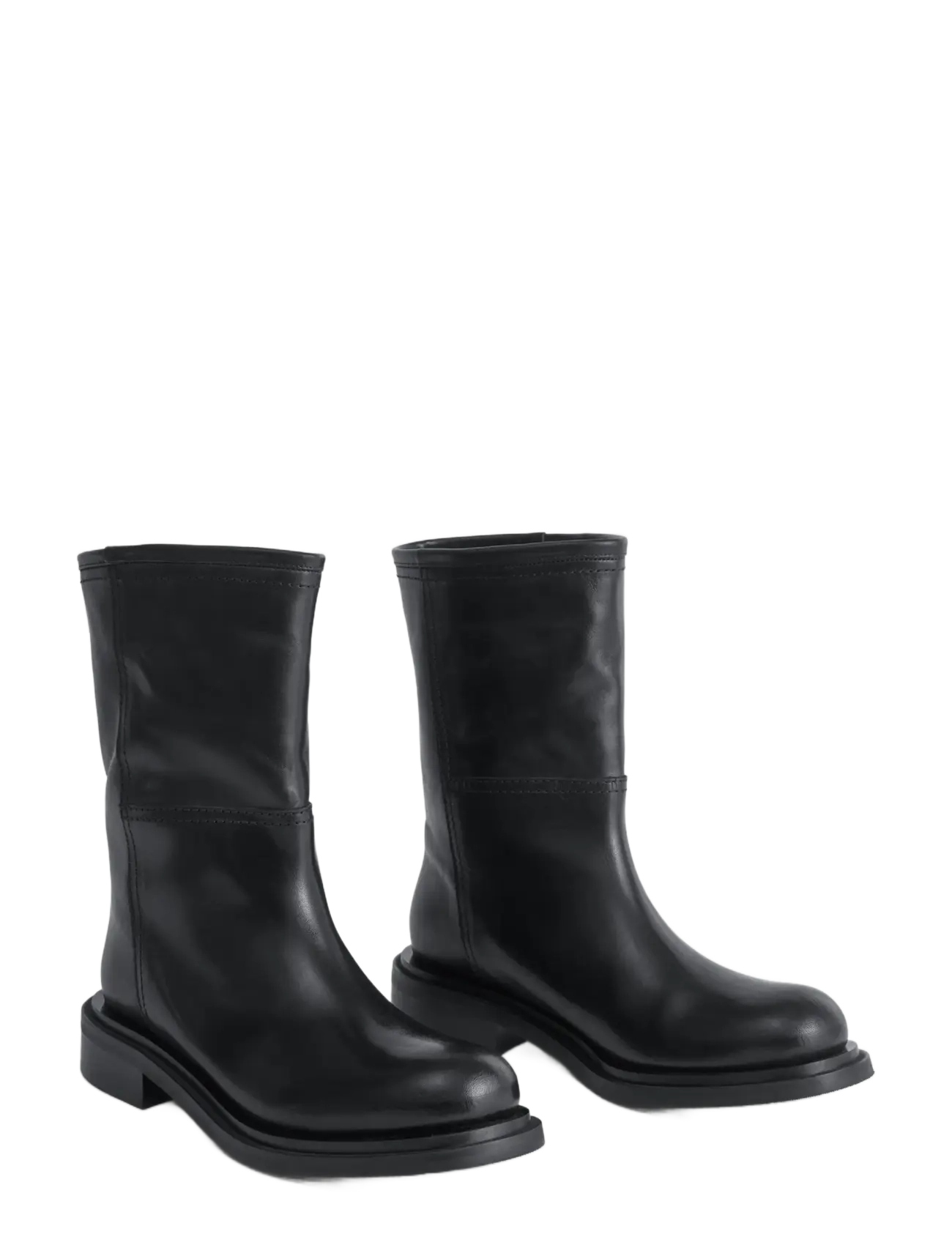 ATP Atelier - Sirone Black Vacchetta - platta ankelboots - black - 3
