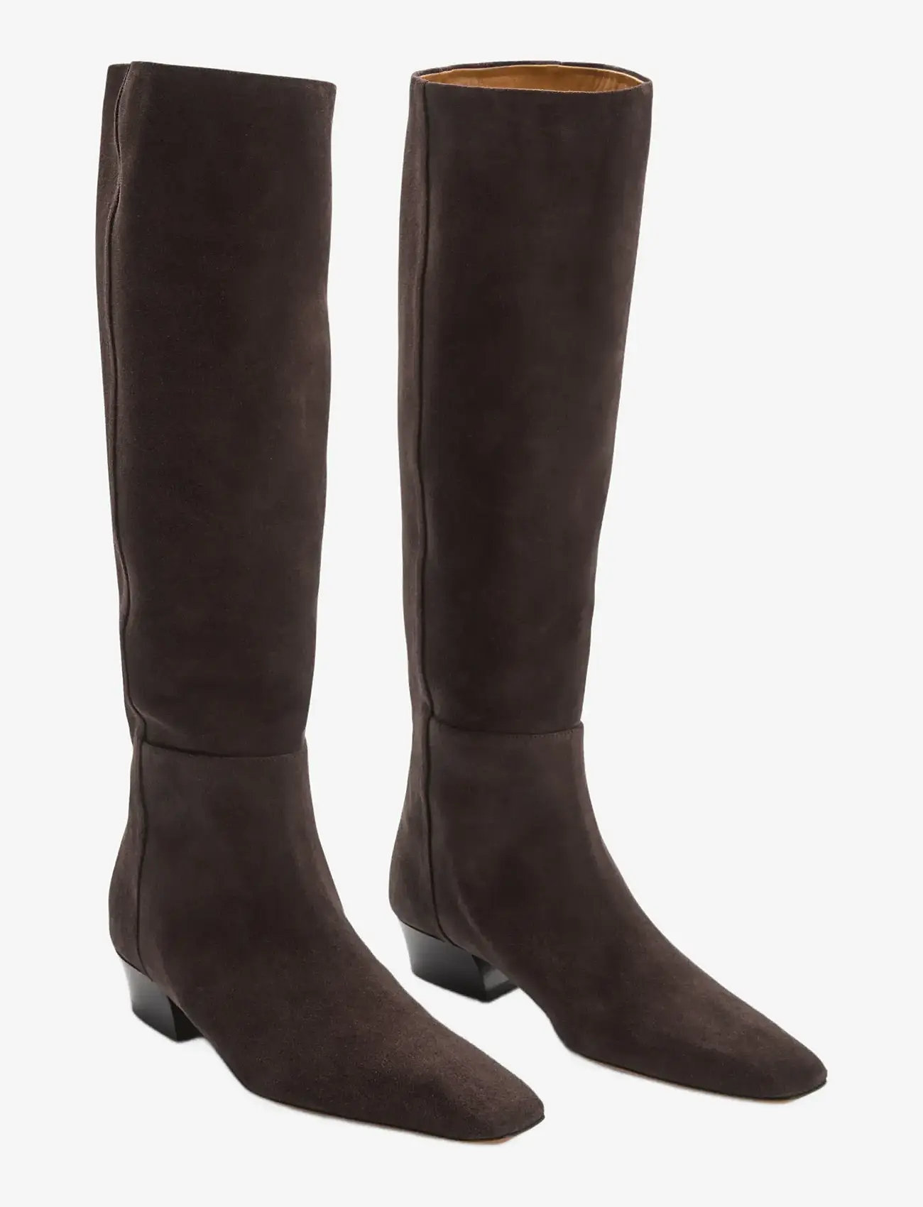 ATP Atelier - Erve Walnut Suede - knee high boots - walnut - 2