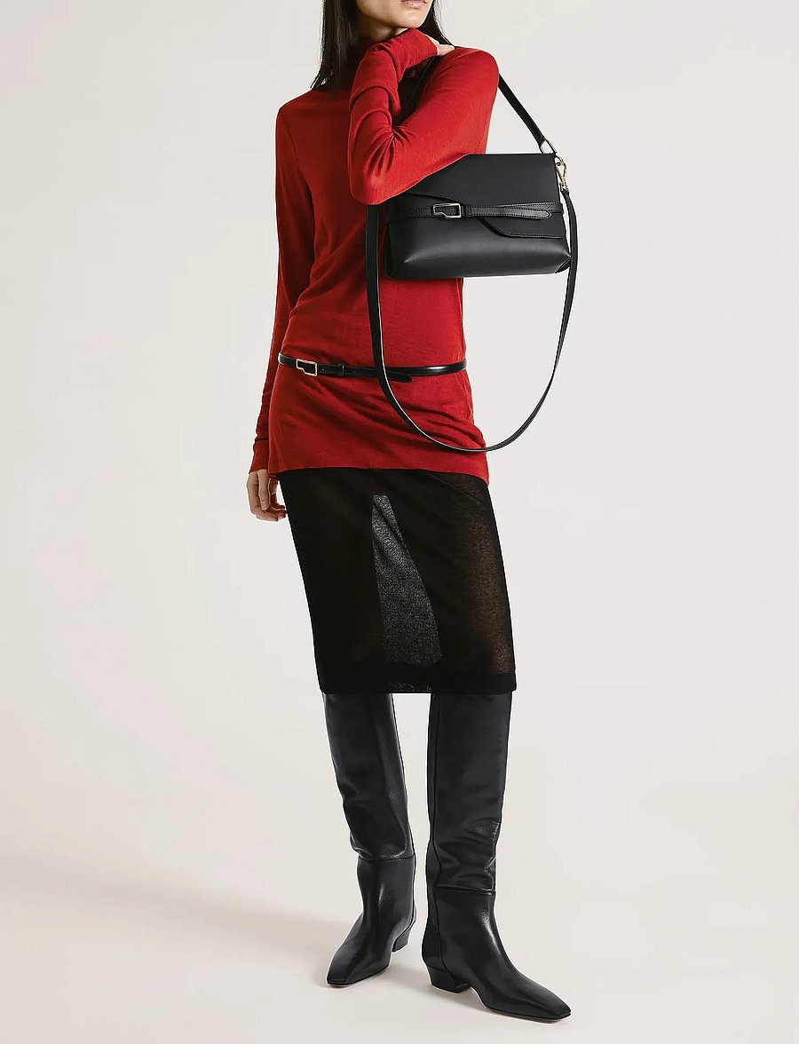 ATP Atelier - Lierna Black Double Faced Calf/Vacchetta - fashion trends - black - 0