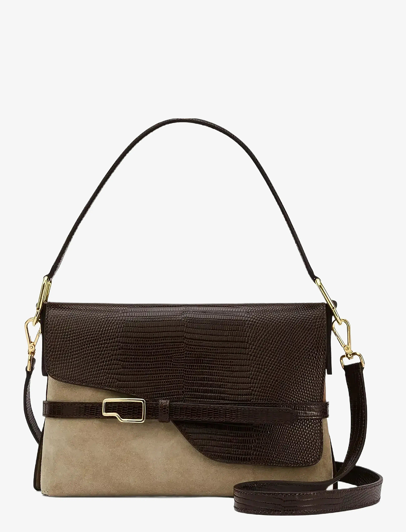 ATP Atelier - Lierna Avena/Walnut Suede/Printed Lizard - avena/walnut - 1