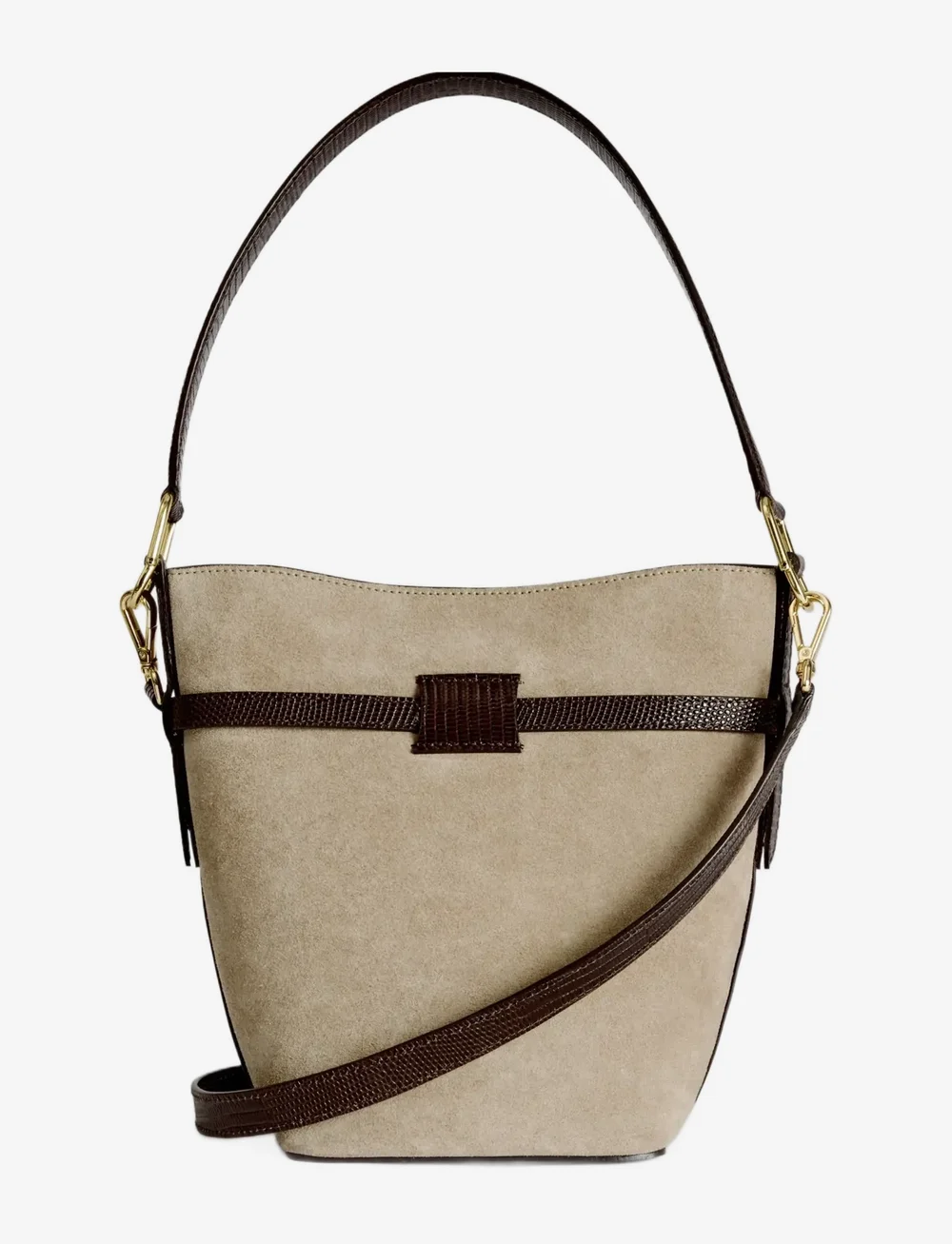 ATP Atelier - Cremella Avena/Walnut Suede/Printed Lizard - fyrir sérstakar viðburðir - avena/walnut - 2