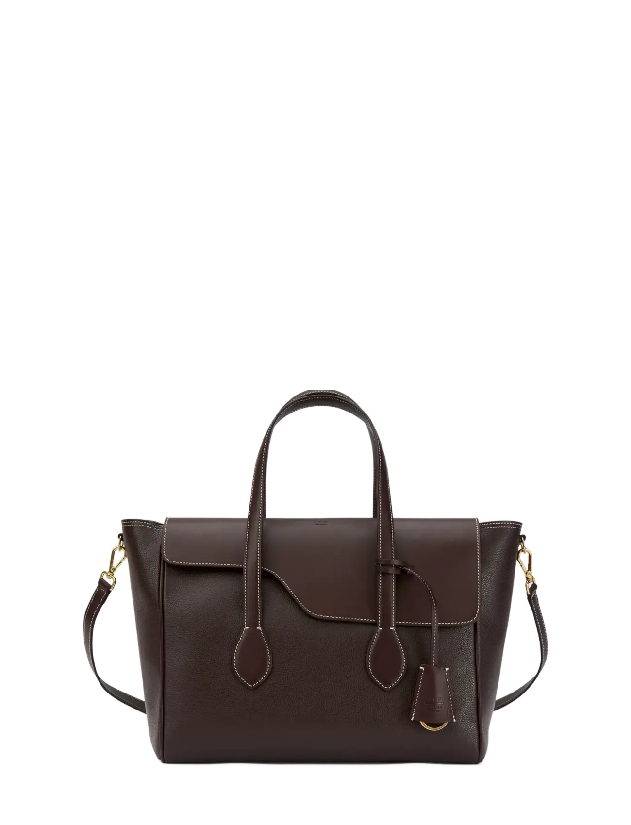 ATP ATELIER Merlara Walnut/Contrast Stitch Grained Calf Braun - One Size - Damen