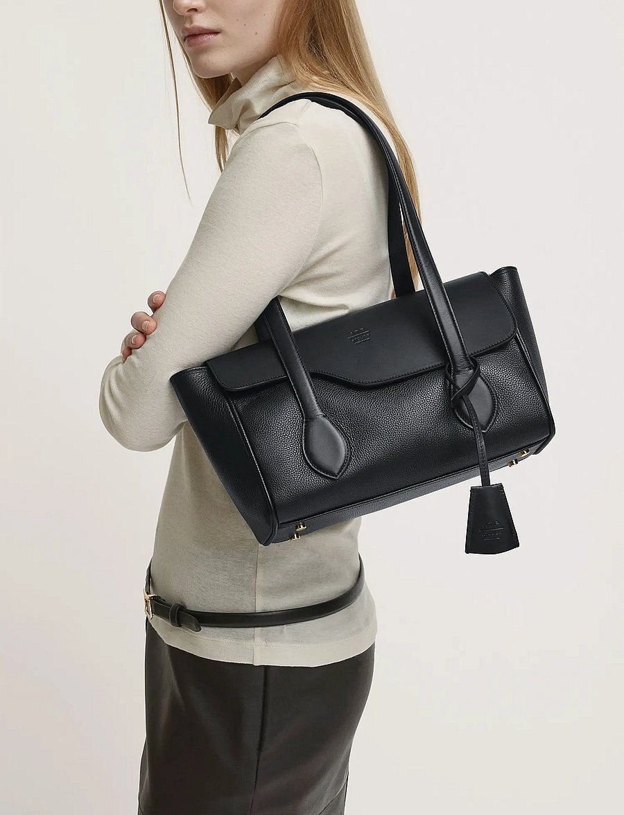 ATP Atelier - Eira Black Grained Calf/Vacchetta - special occasions - black - 0