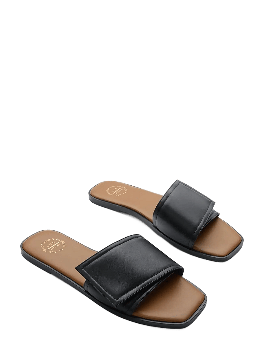 ATP Atelier - Tirano Black Nappa - flade sandaler - black - 2