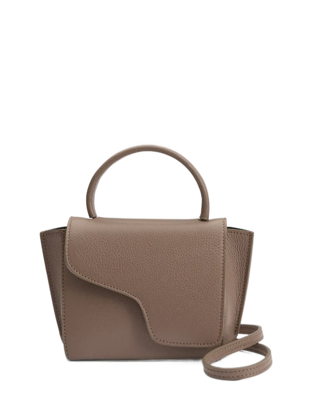 ATP Atelier Montalcino Tahini Grained Calf - Top handle - TAHINI / brown