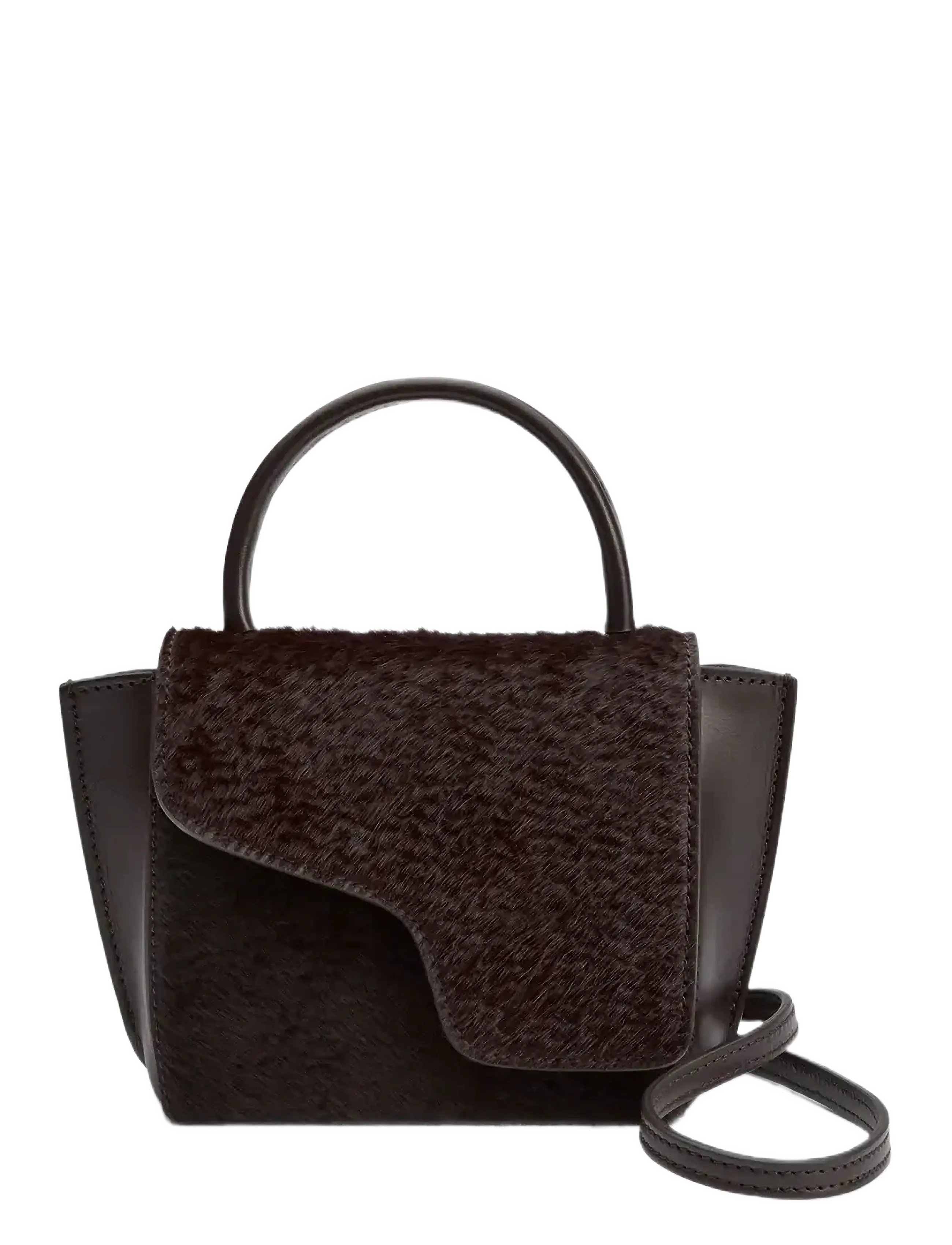 ATP Atelier Montalcino Walnut Embossed Pony/Vacchetta - Dizainera preces - WALNUT / brown