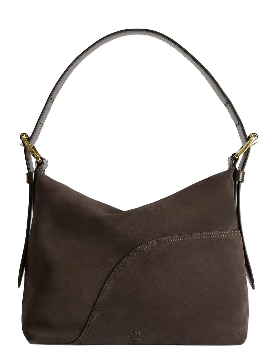 ATP Atelier - Bassanina Walnut Suede/Vacchetta - special occasions - walnut - 1
