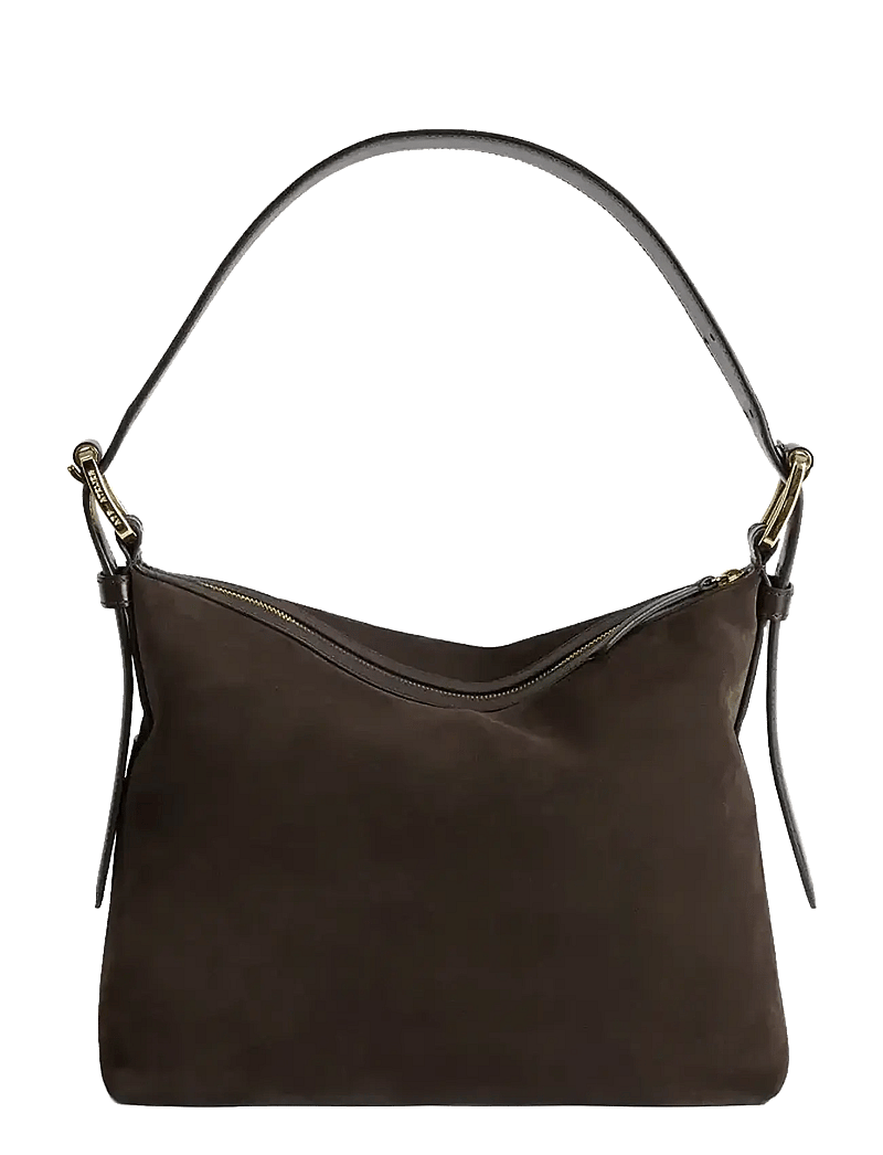 ATP Atelier - Bassanina Walnut Suede/Vacchetta - top handle tasker - walnut - 2