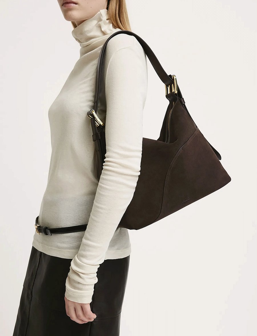 ATP Atelier - Bassanina Walnut Suede/Vacchetta - special occasions - walnut - 0