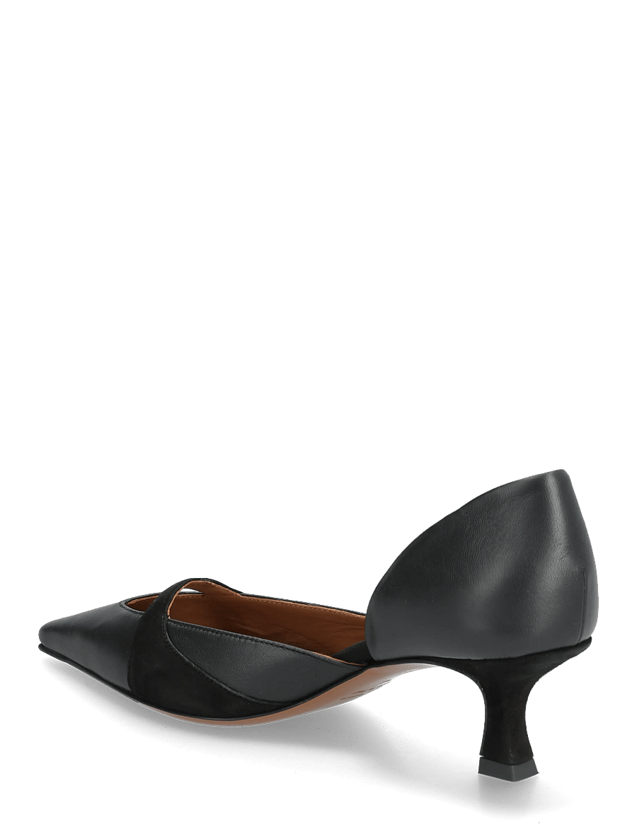 ATP Atelier - Gerola Black Nappa/Camoscio - hauts talons - black - 2