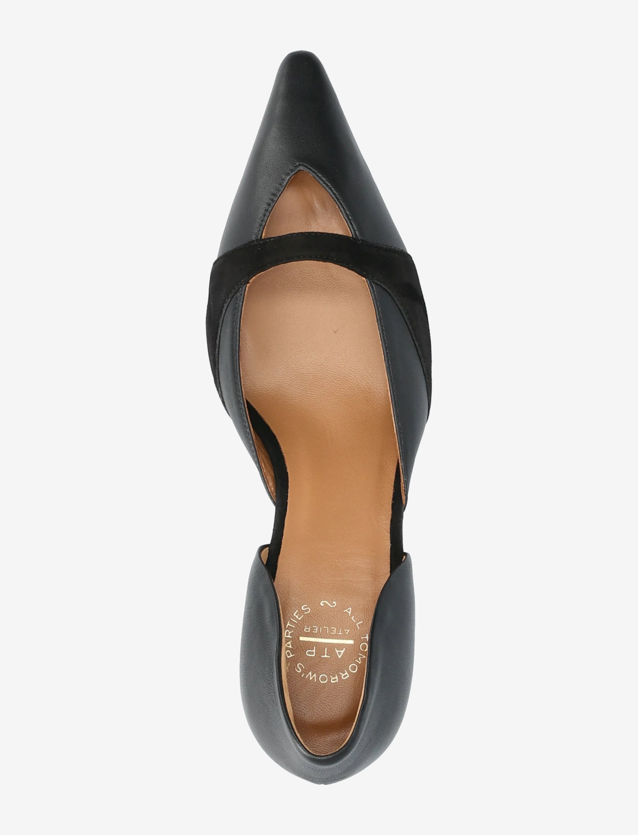 ATP Atelier - Gerola Black Nappa/Camoscio - pumps - black - 3