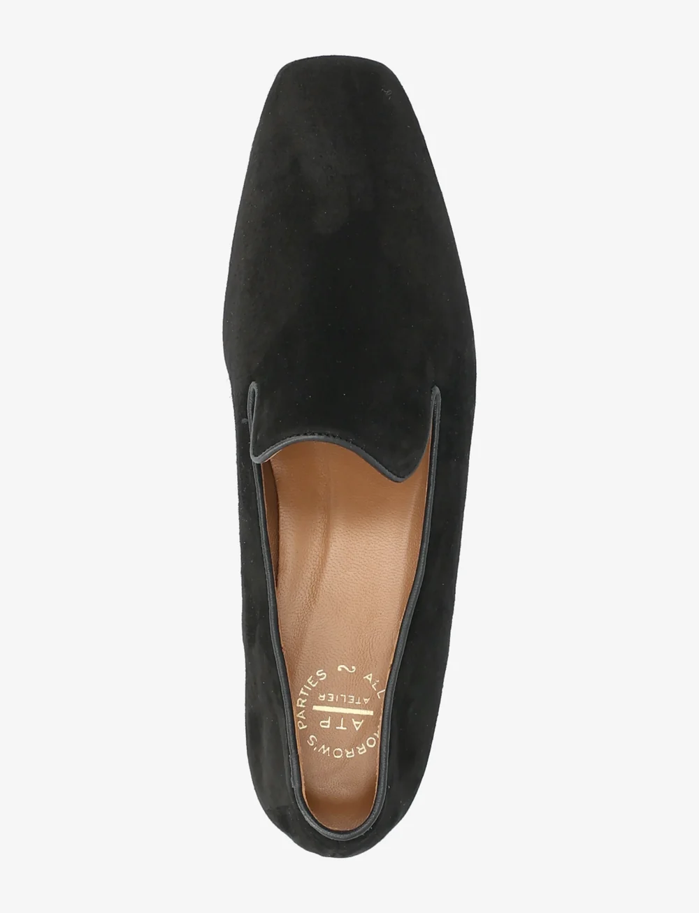 ATP Atelier - Dervio Black Camoscio - loafers med hæl - black - 4