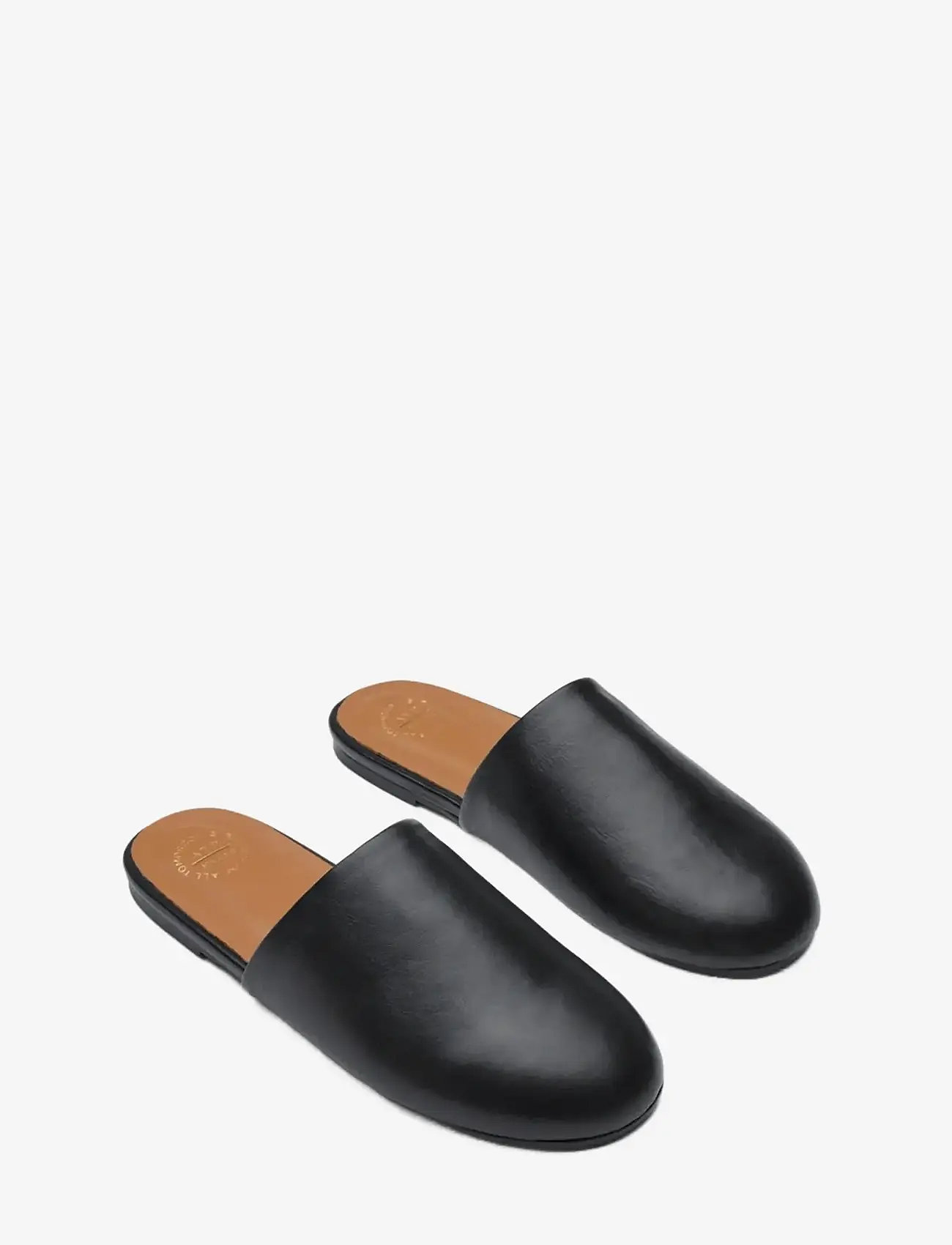 ATP Atelier - Forcola Black Shiny Nappa - flat mules - black - 1