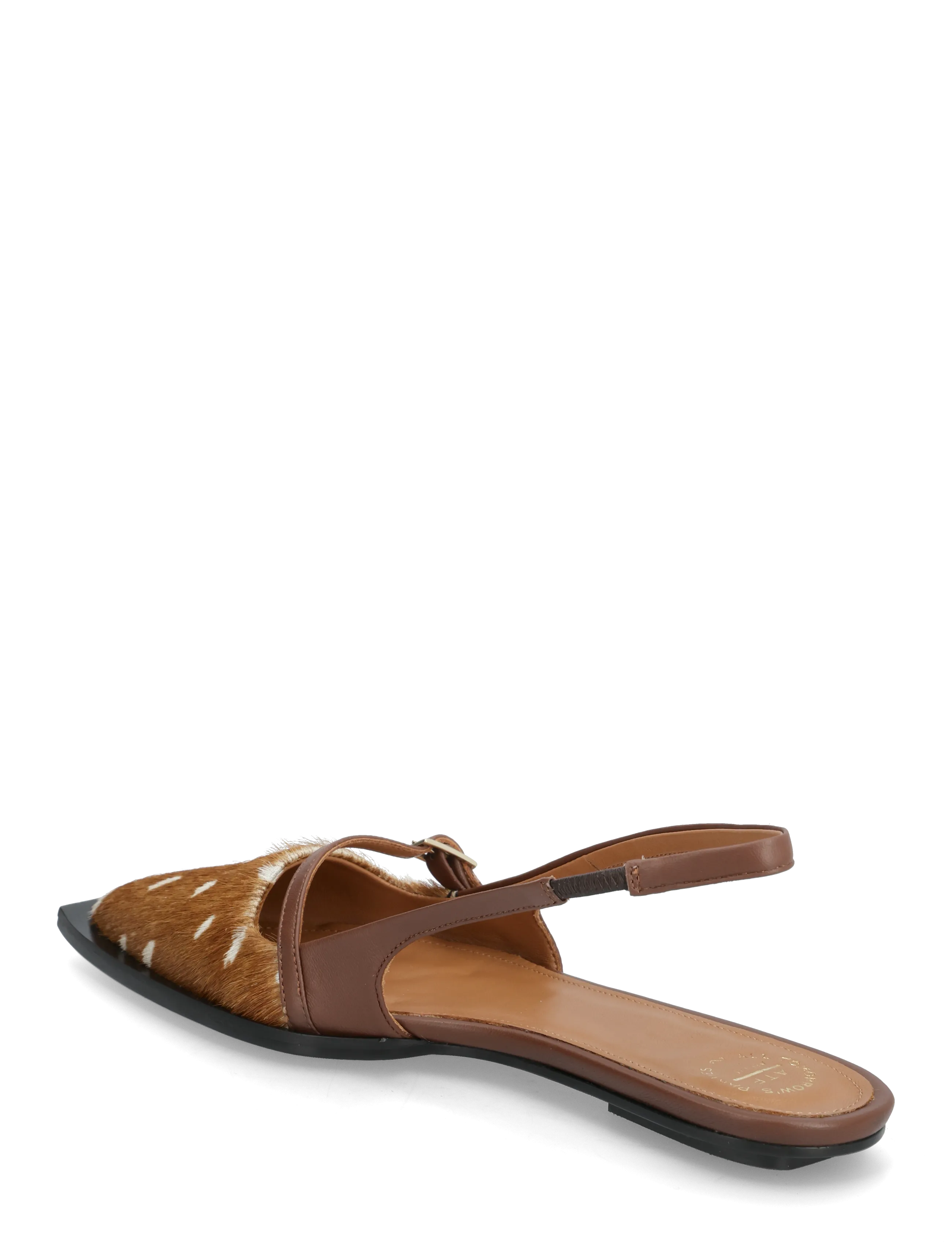 ATP Atelier - Cortina Cannella Printed Cerbiatto Pony/Nappa - special occasions - cannella - 2